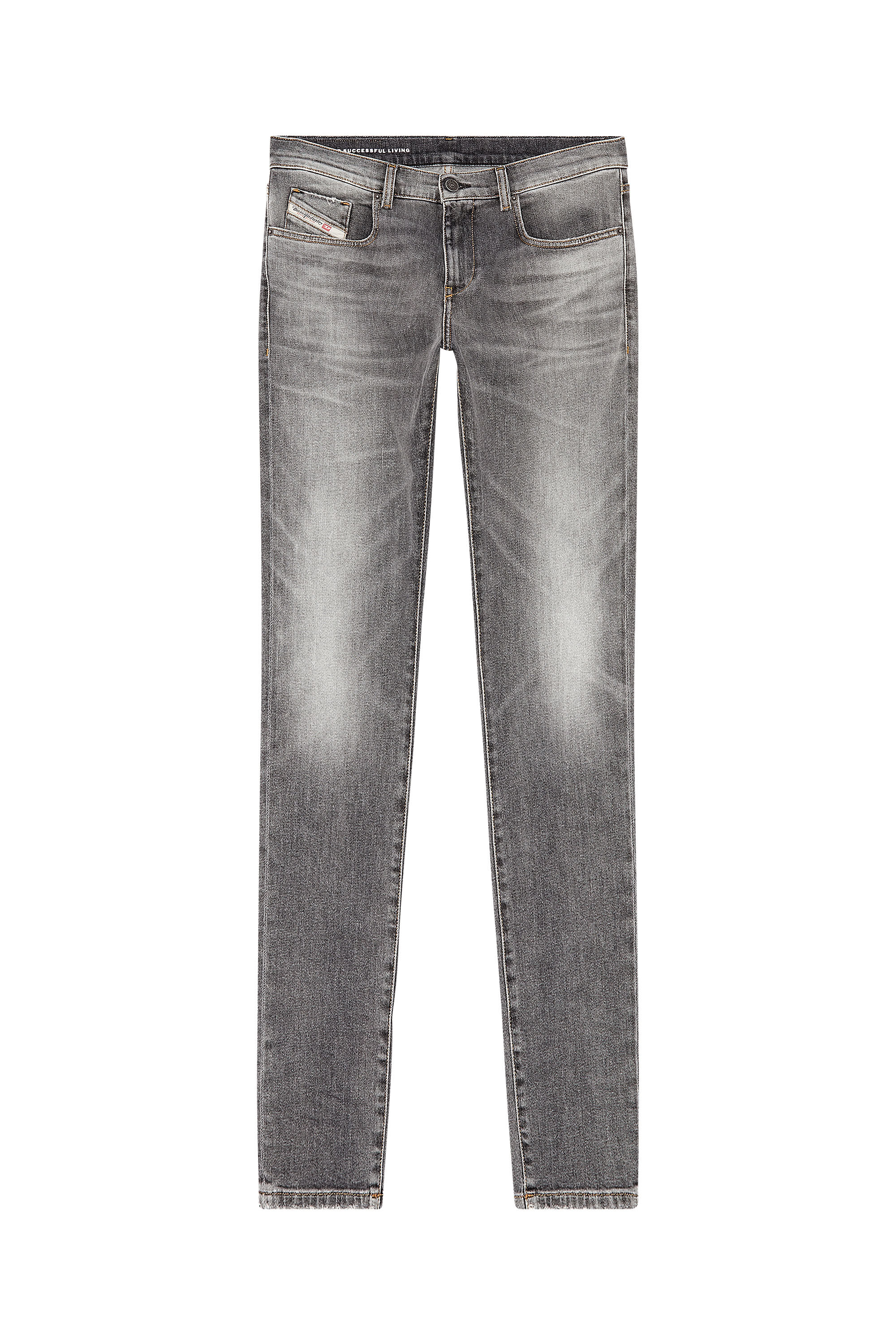 Diesel - Slim Jeans 2019 D-Strukt 09H44, Grey - Image 2