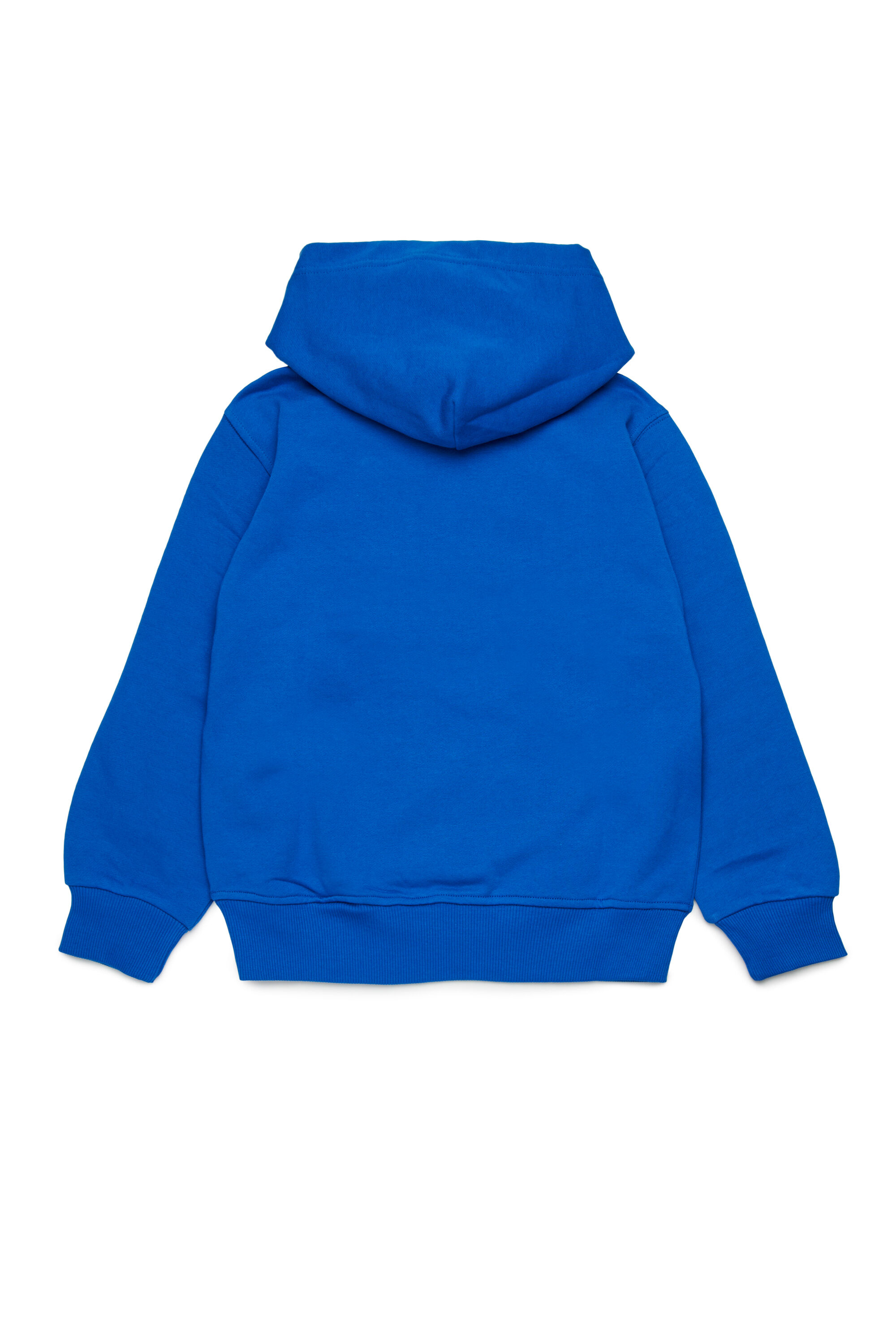 Diesel - SGINNHOODL5 OVER, Man's Hoodie with smudged logo in Blue - 2