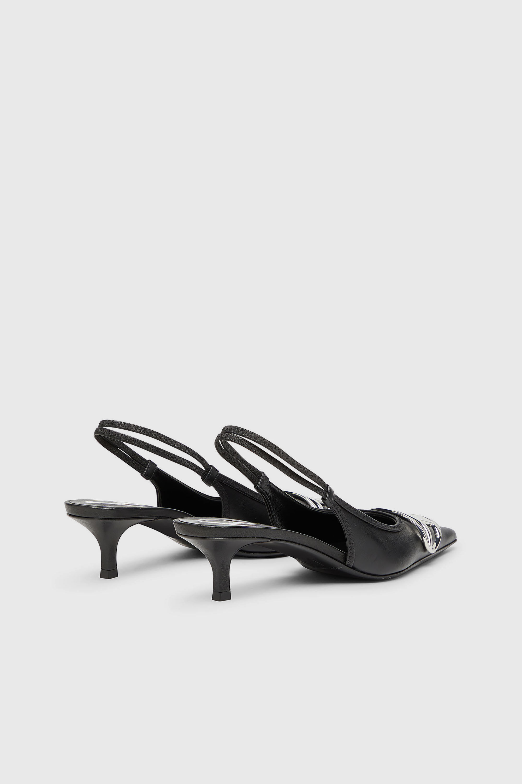 Diesel - D-VENUS SB 40, Woman's D-Venus-Slingback pumps in nappa leather in Black - 3