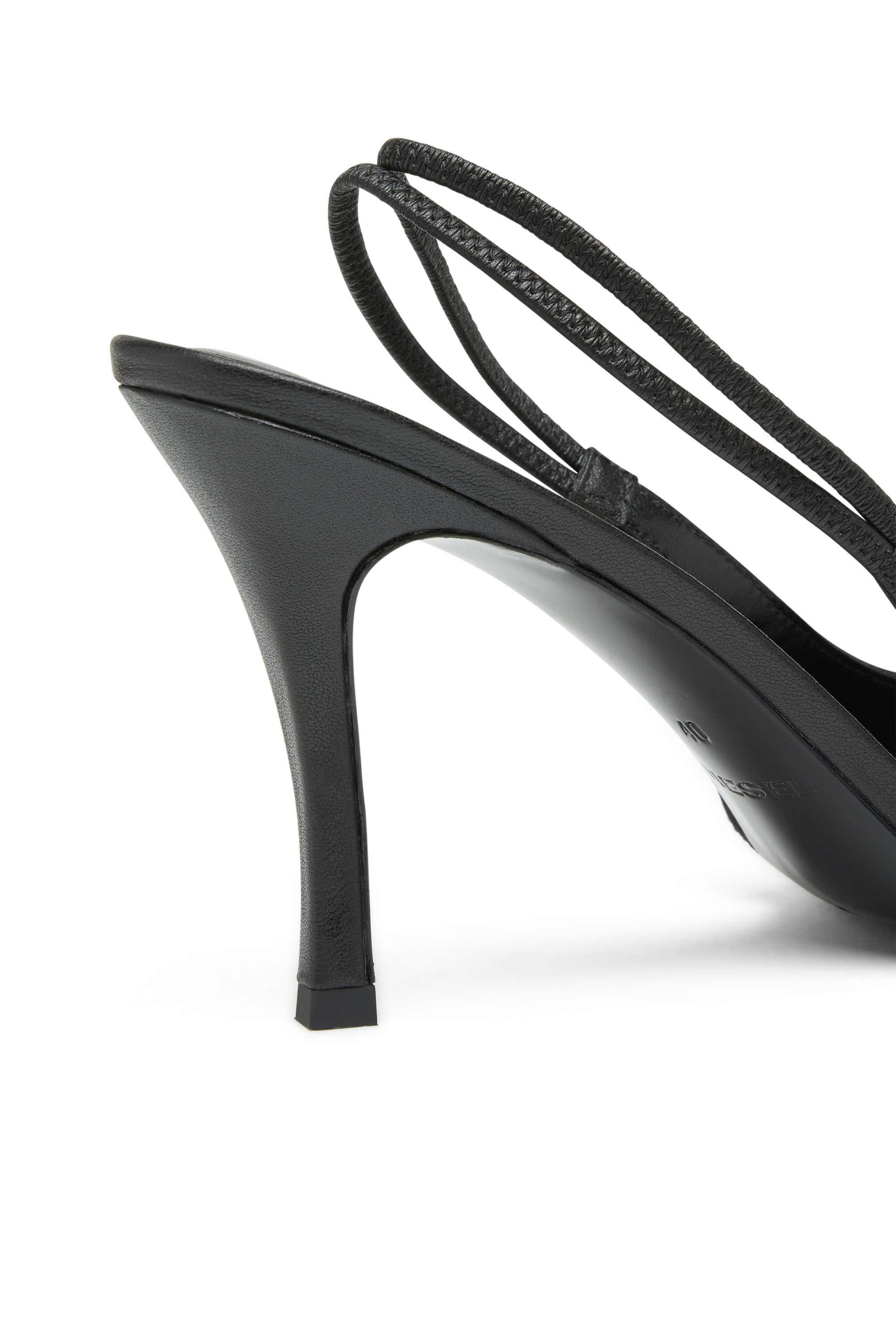 D-VENUS SB Woman: Slingback pumps in nappa leather, D logo | Diesel