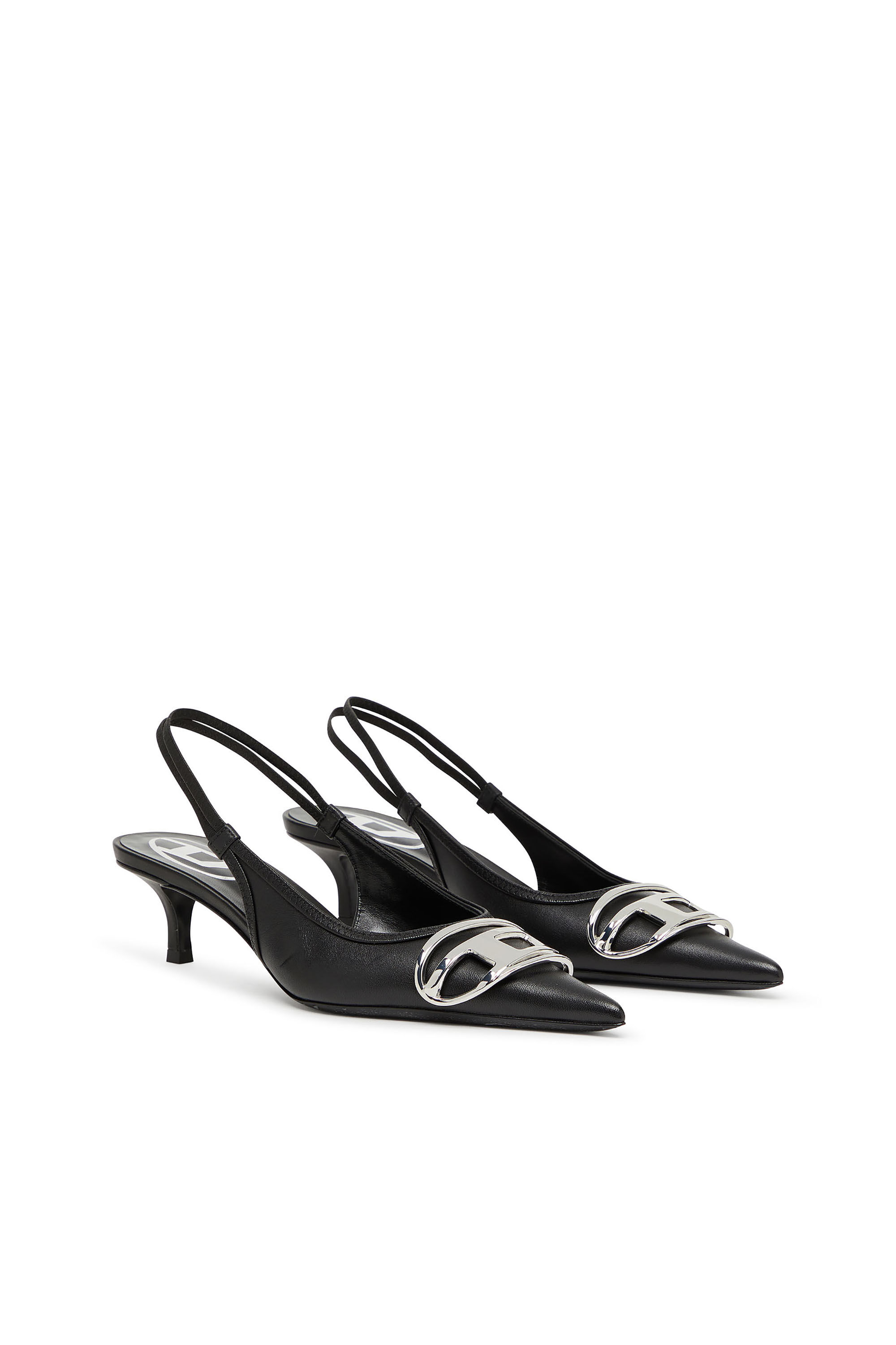 Women's D-Venus-Slingback pumps in nappa leather | Black | Diesel