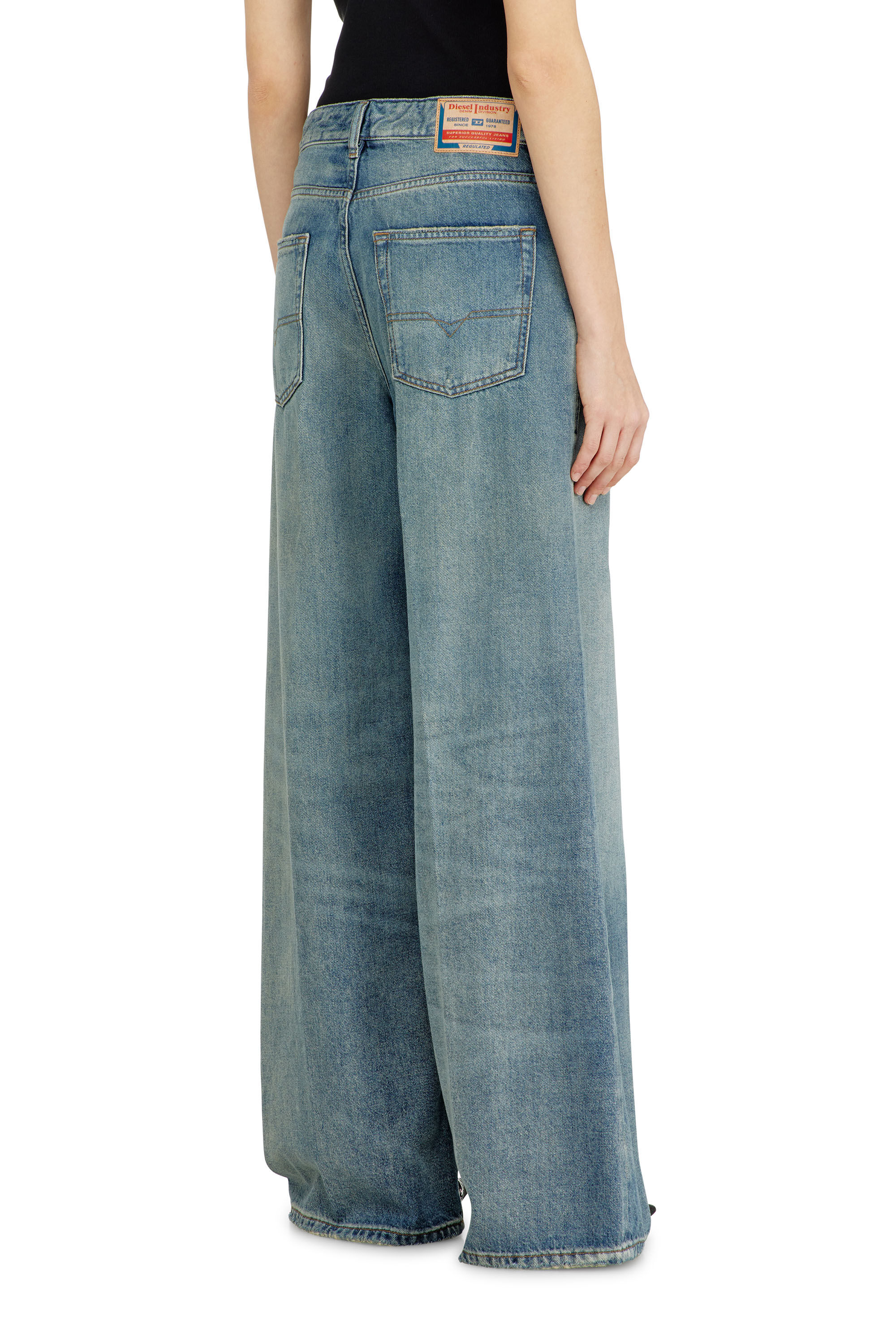 Diesel - Woman's Relaxed Jeans 1996 D-Sire 0BEBL, Medium blue - 5