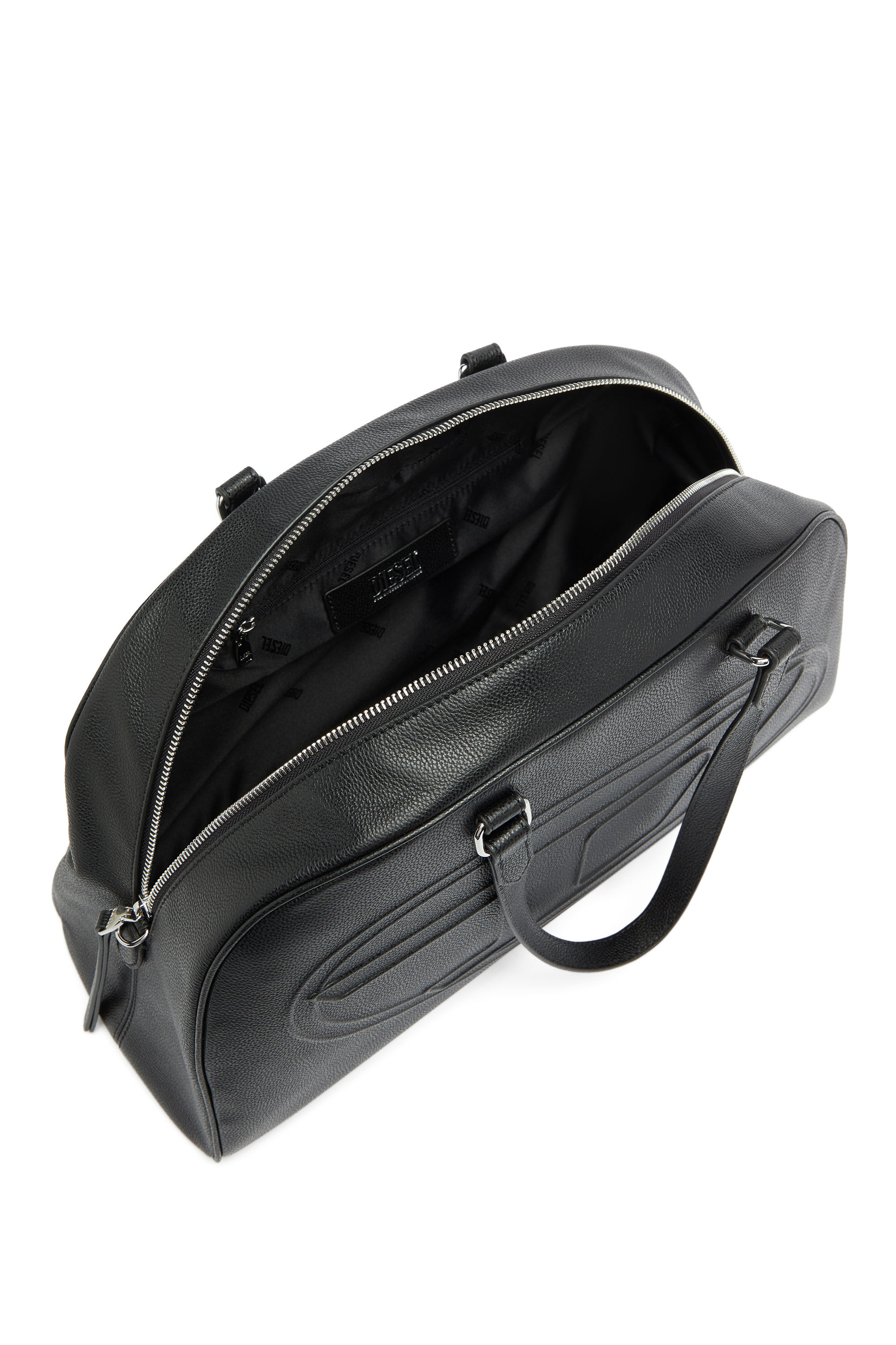 Diesel - 1DR DOME DUFFLE, Unisex's 1DR Dome - Leather travel bag with Oval D logo in null - 3