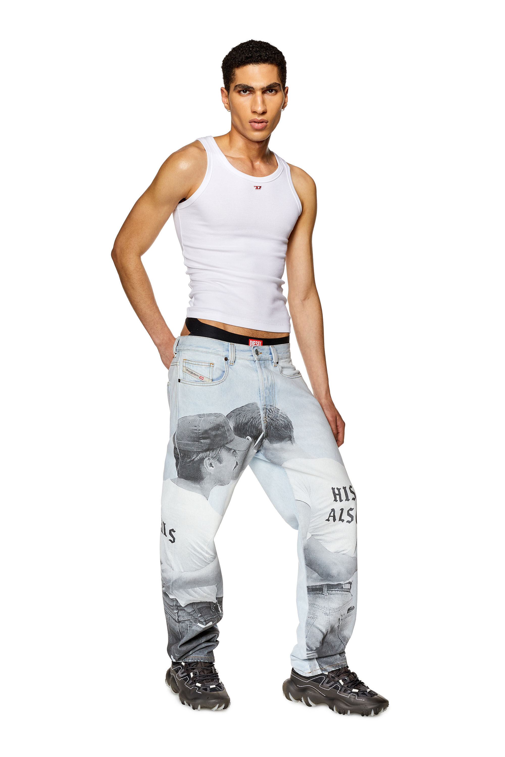 Diesel - Straight Jeans 2010 D-Macs 007U4, Light Blue - Image 1