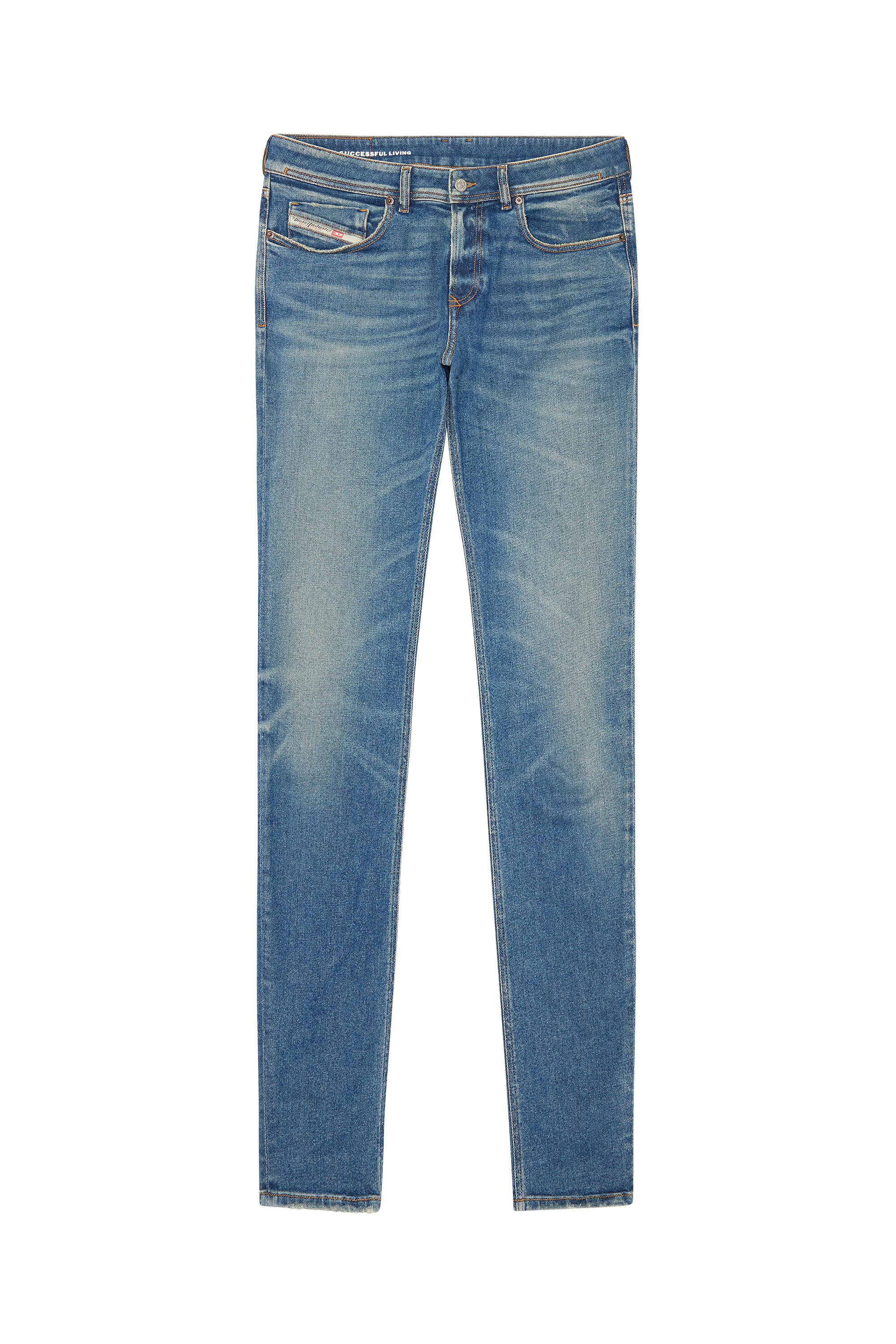 Diesel - Skinny Jeans 1979 Sleenker 09E88, Medium blue - Image 2