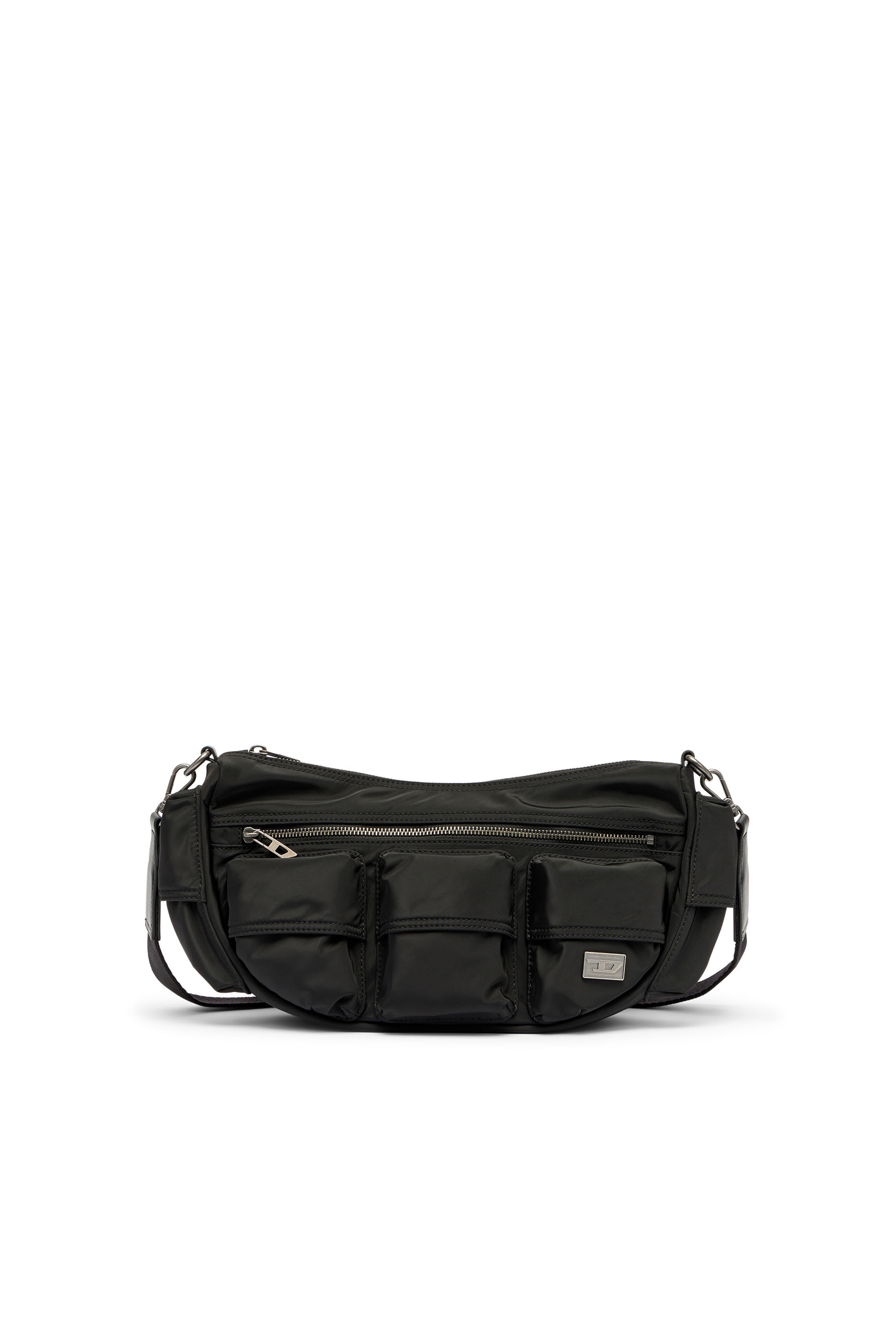 Women's Multi-Pkts-Multipocket bag in utilitarian shell | Black