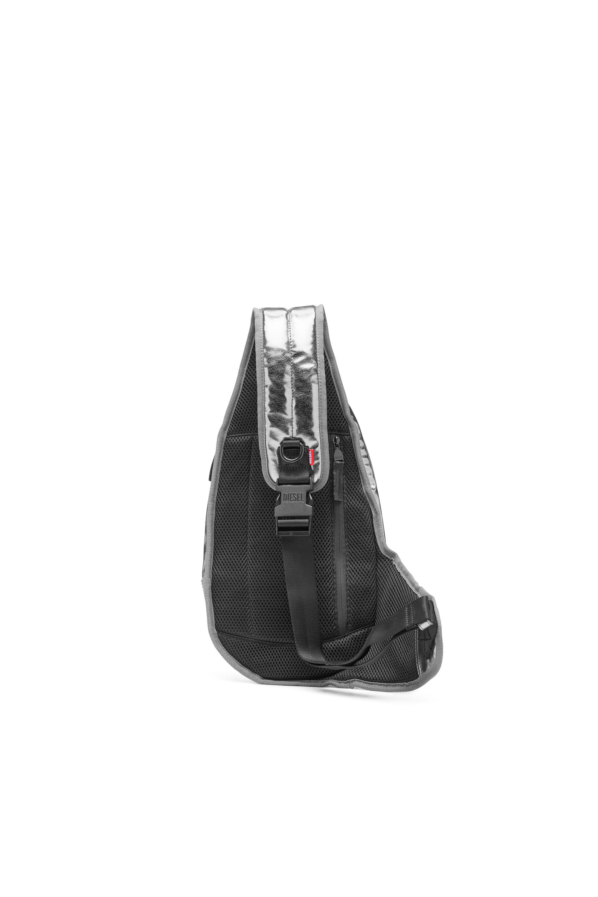 Diesel - 1DR-POD SLING BAG, Silver - Image 3