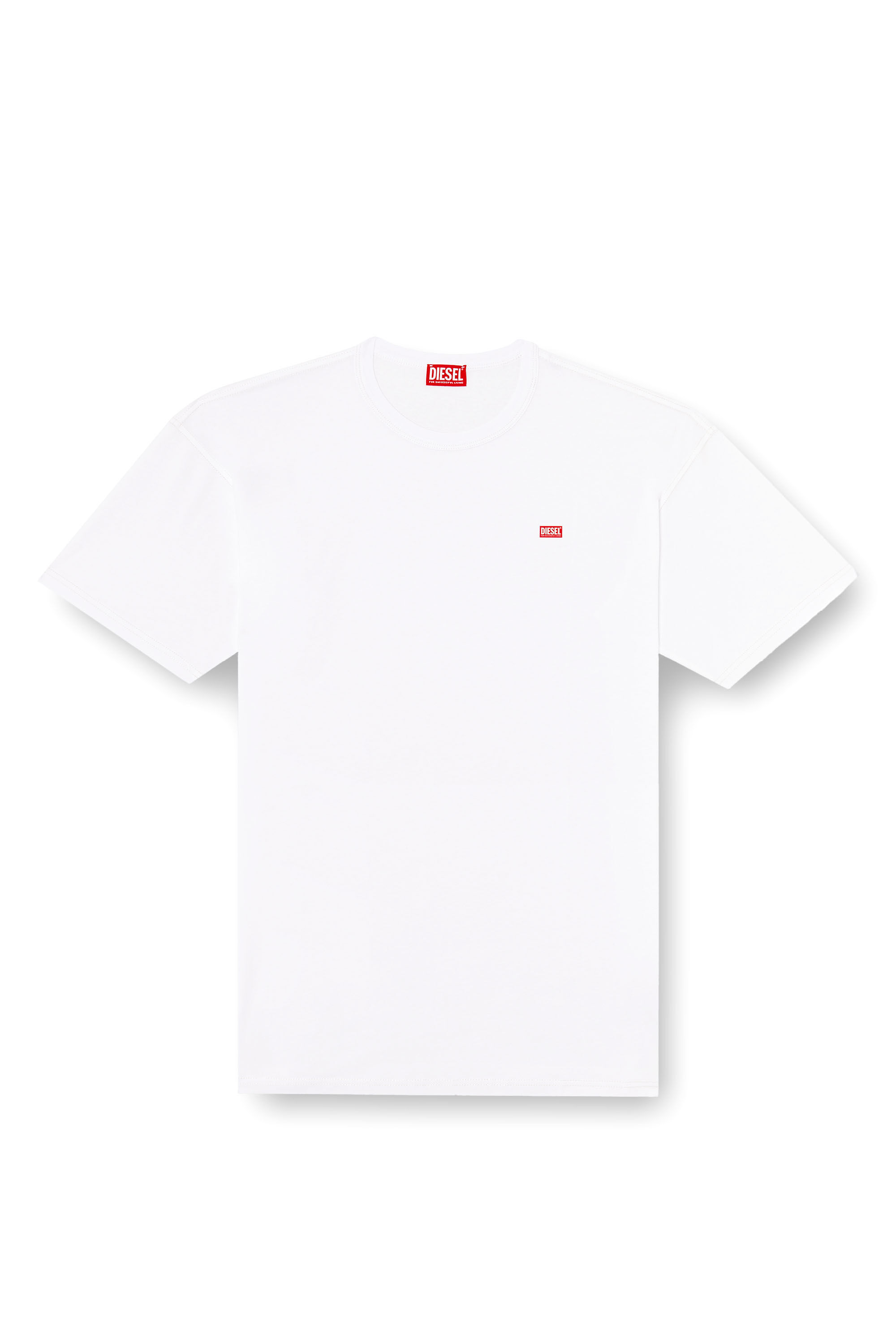 Men's T-shirt with small logo | White | Diesel