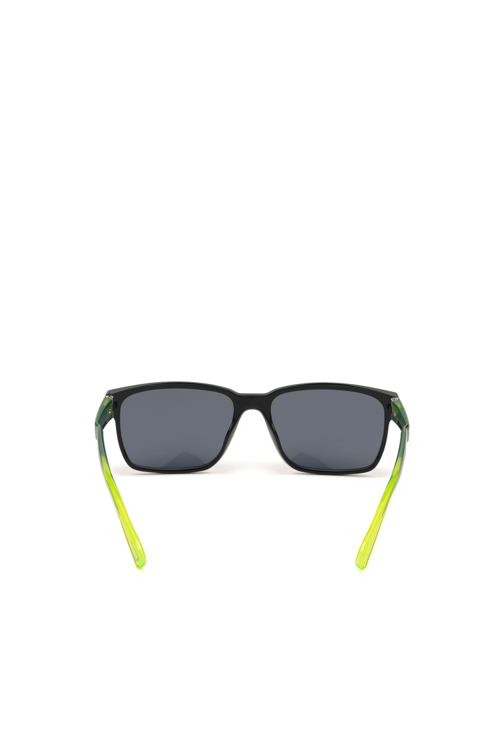 Diesel - DL0327, Man's Squared glasses with polarized lenses in Black/Yellow - 3