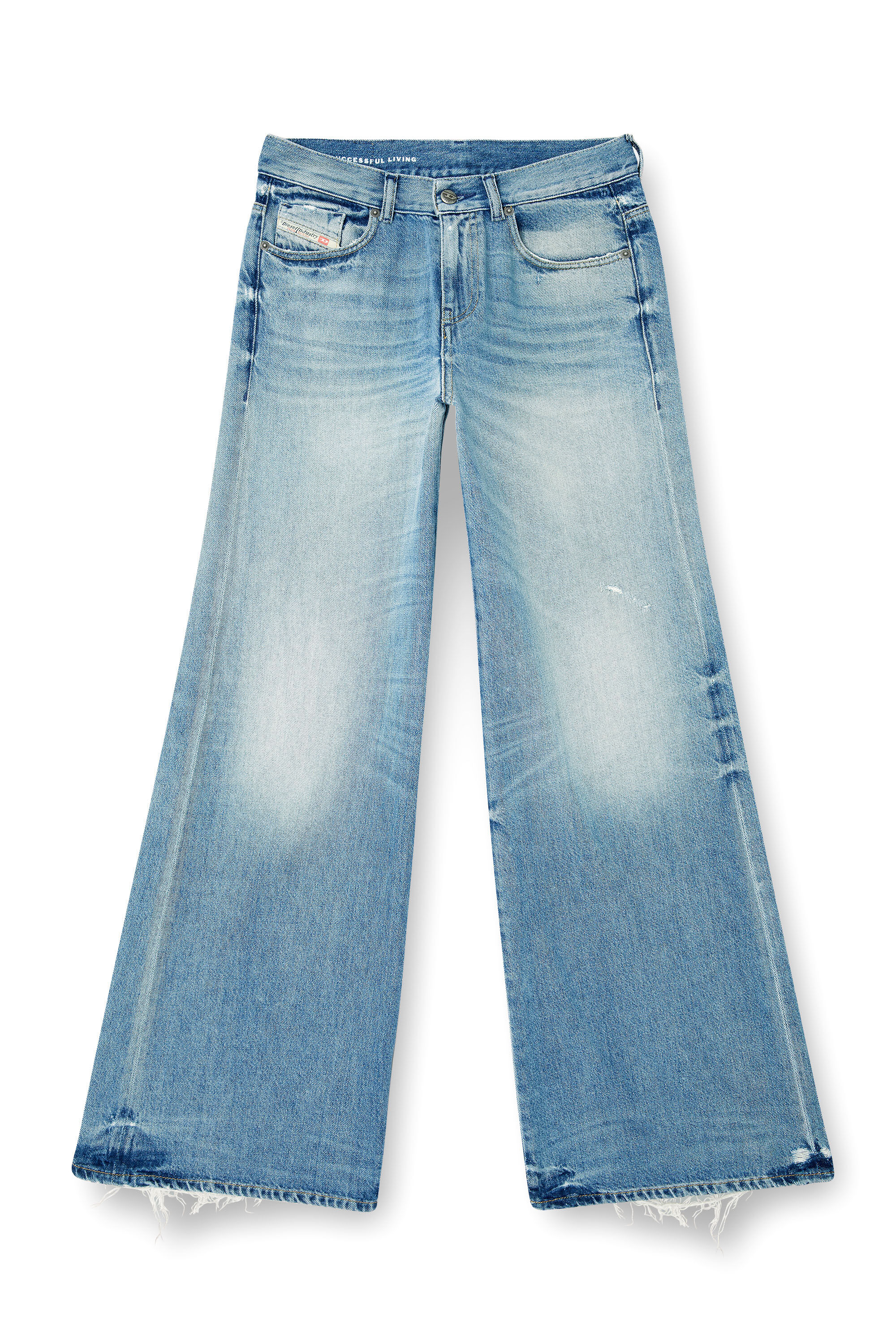 Women's Flare Jeans | Regular Waist 1978 D-Akemi | Light Blue