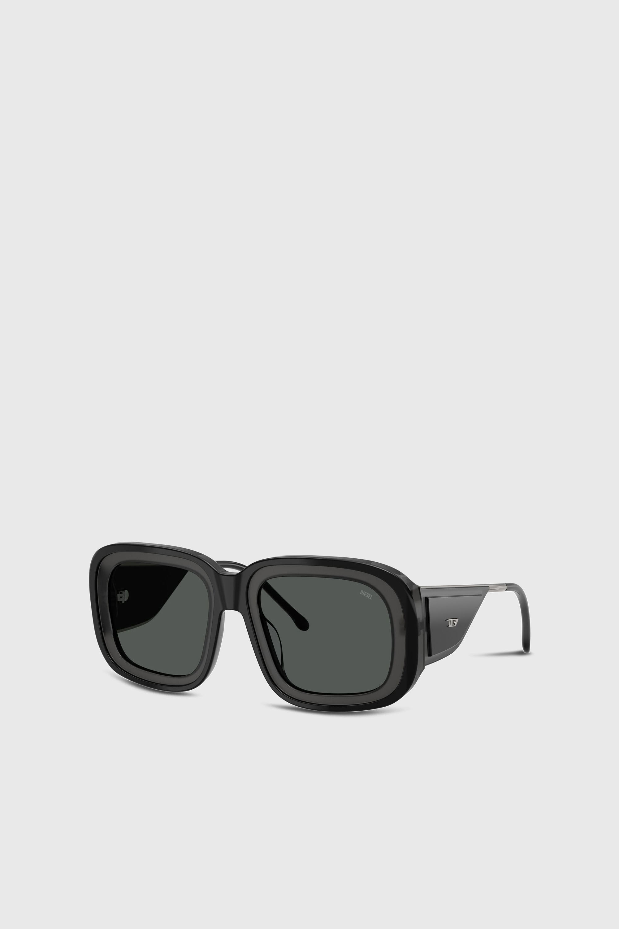 Diesel - 0DL2015U, Unisex's Square sunglasses in Black - 2