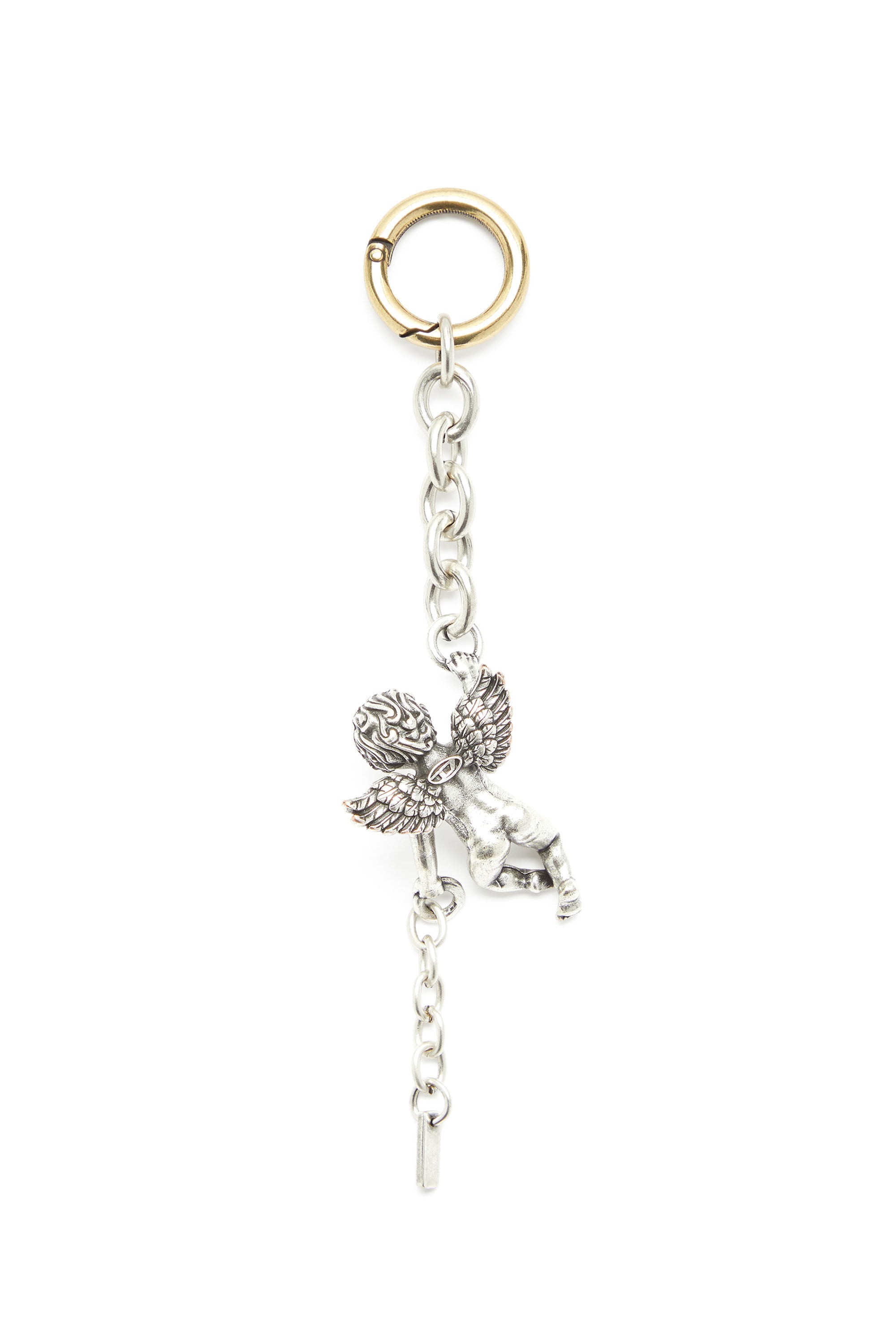 Diesel - CHARM-ANGEL, Woman's Metal cherub charm in Silver - 2