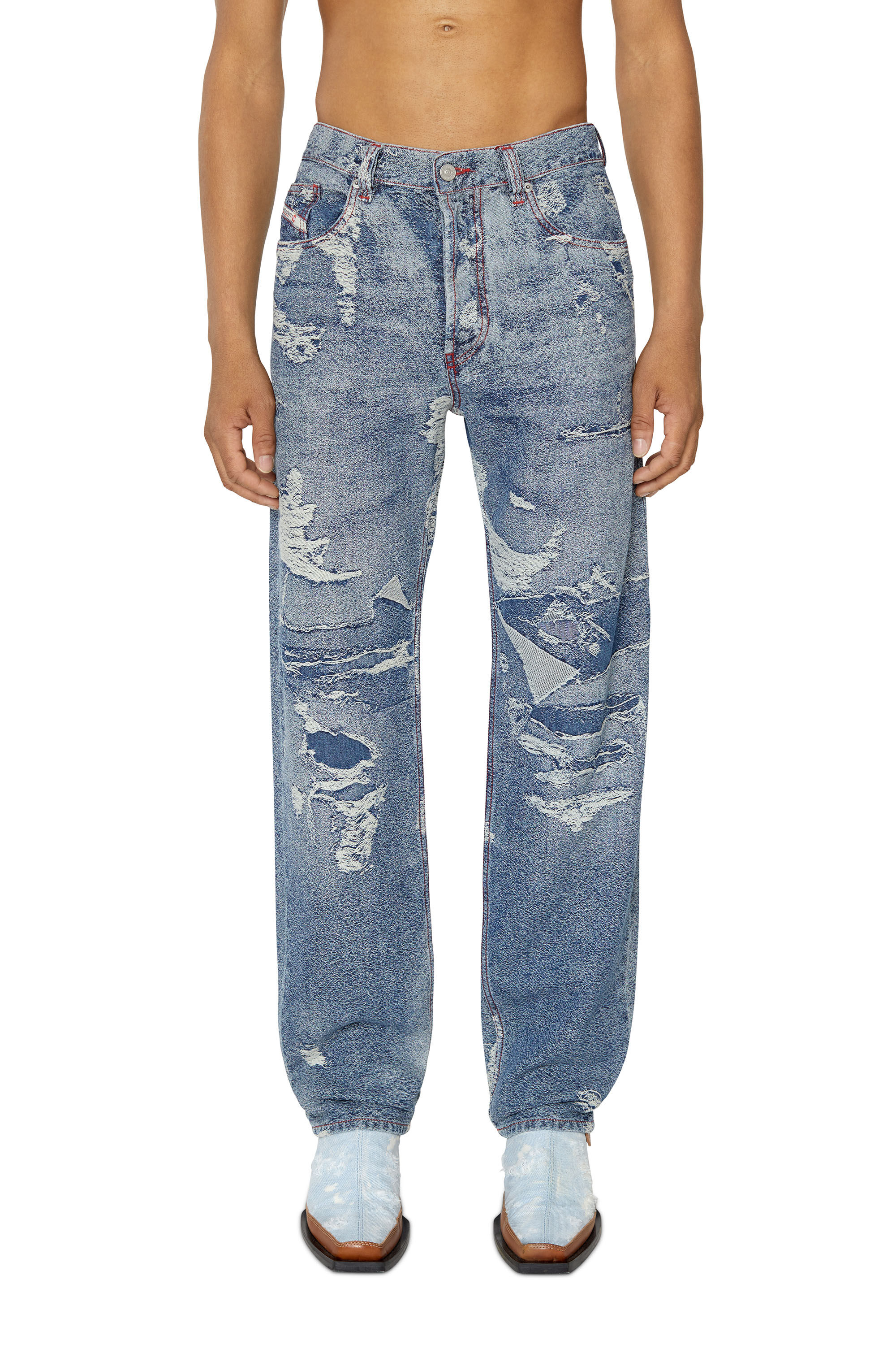 Diesel - 2010 D-Macs 09F10 Straight Jeans, Dark Blue - Image 3