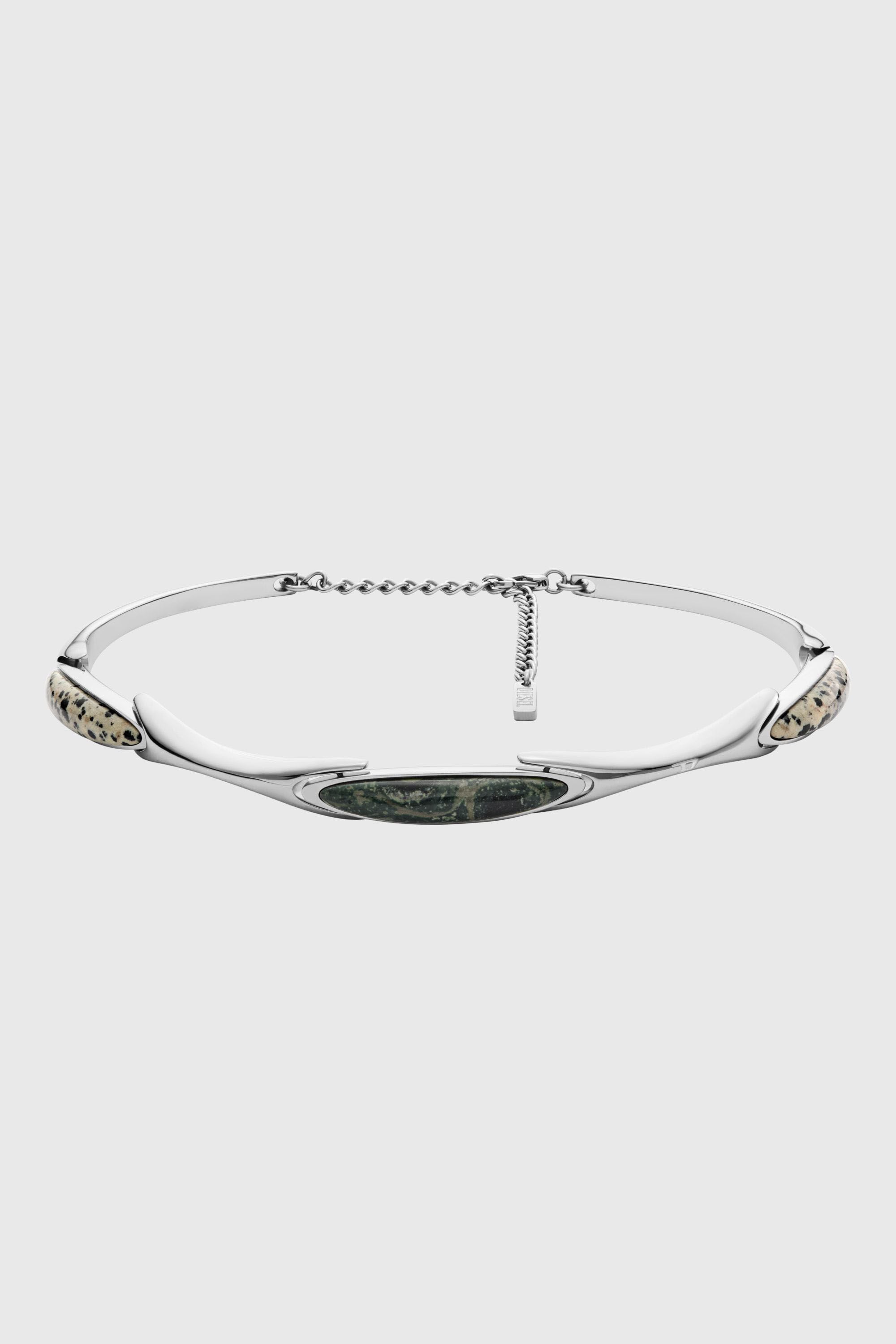 Diesel - DX167740 JEWELLERY, Unisex's Stainless Steel Choker Necklace in Silver - 2