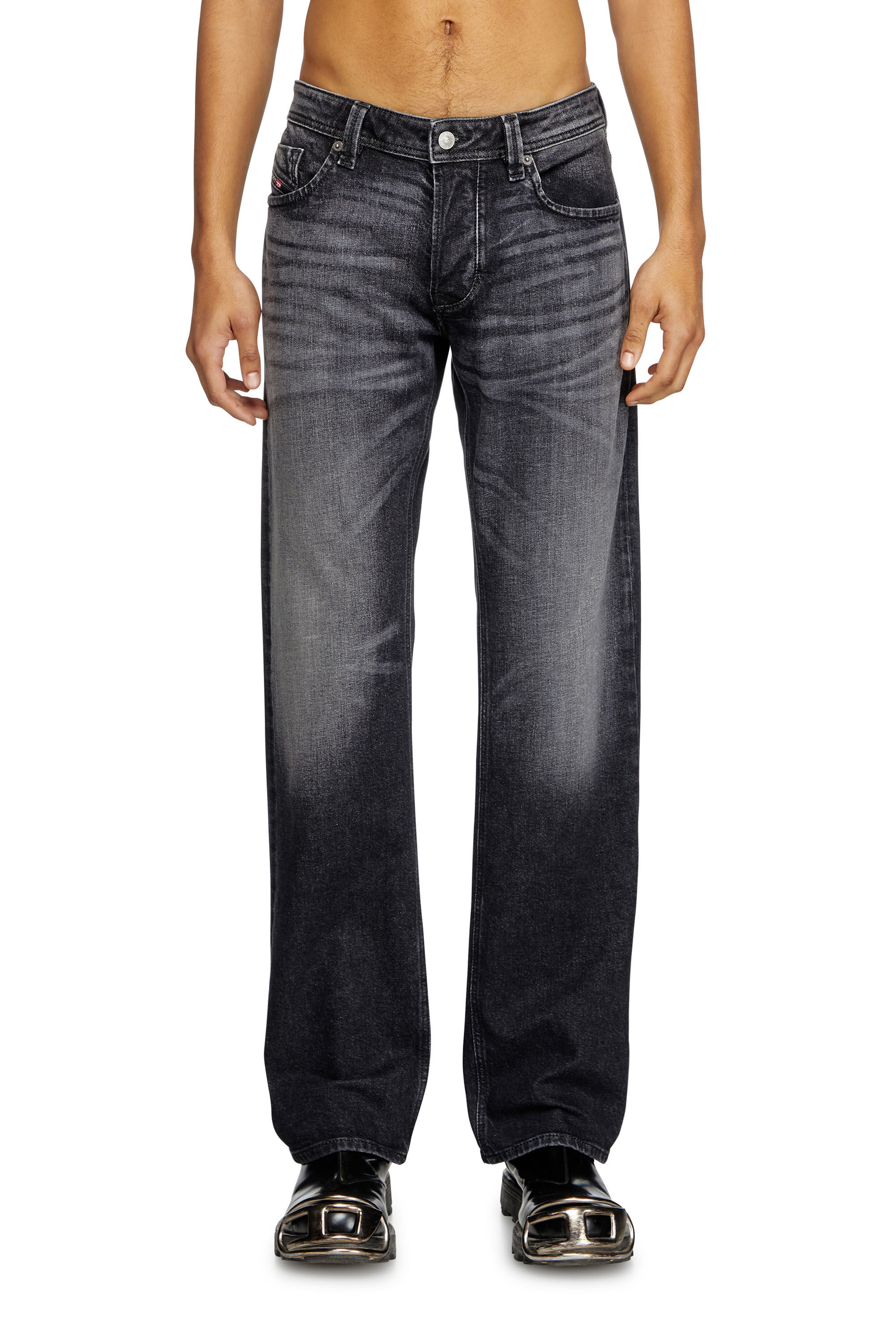 Men's Regular Jeans | Low Waist 1985 LarkeeBlack/Dark grey | Diesel FI