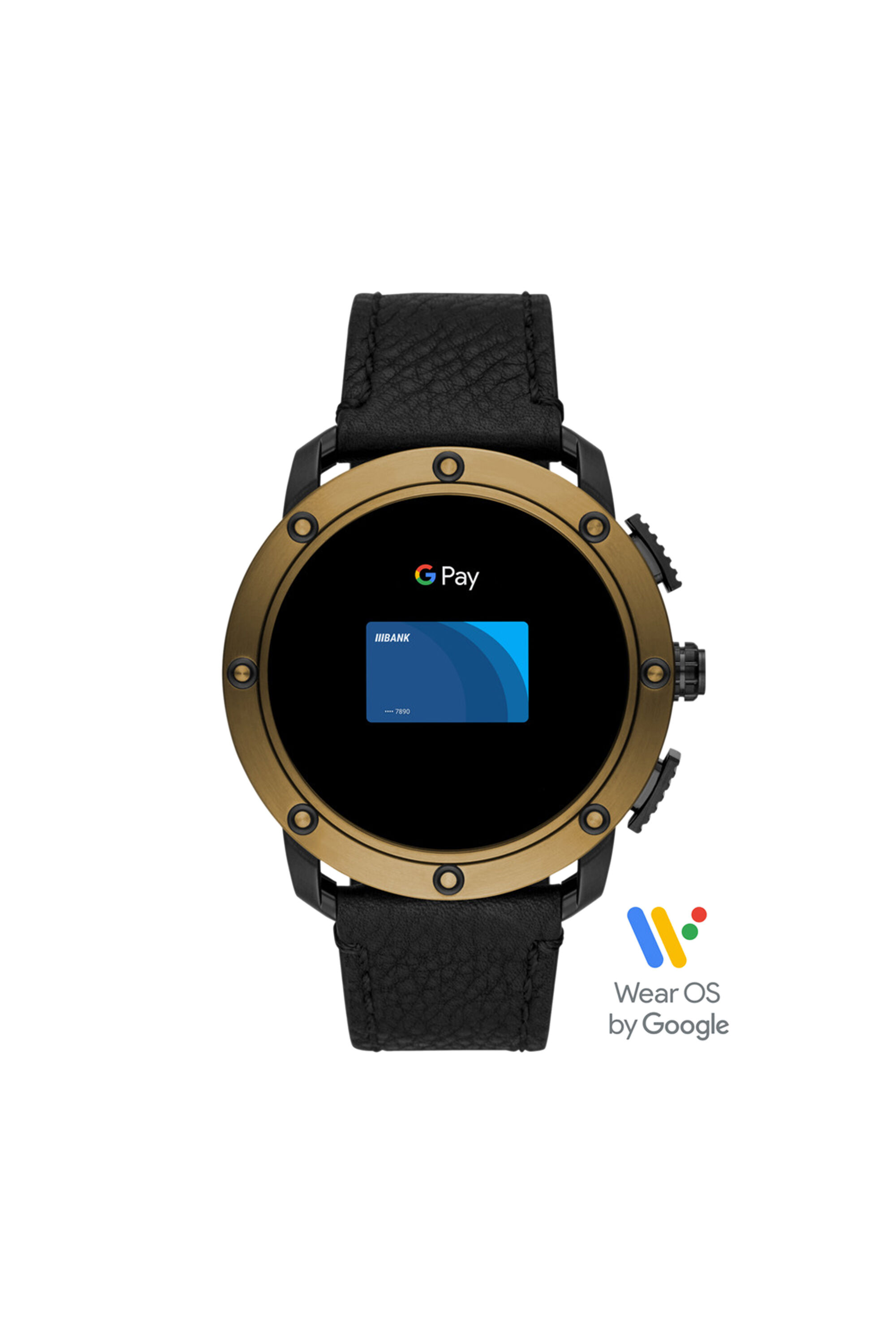 DT2016 Axial Smartwatch - Bronze Stainless Steel and Black