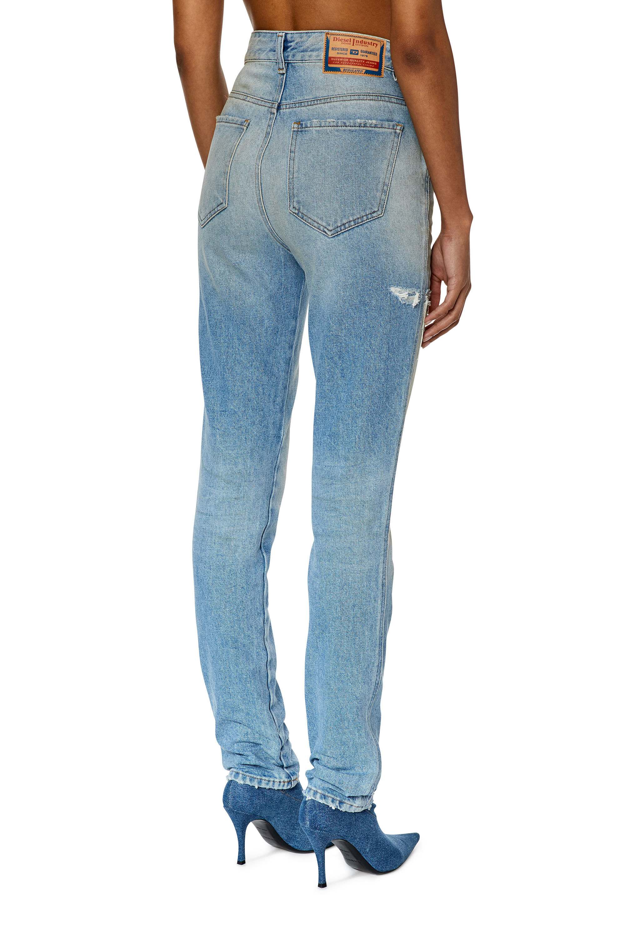 Diesel - Straight Jeans 1994 09F15, Light Blue - Image 4