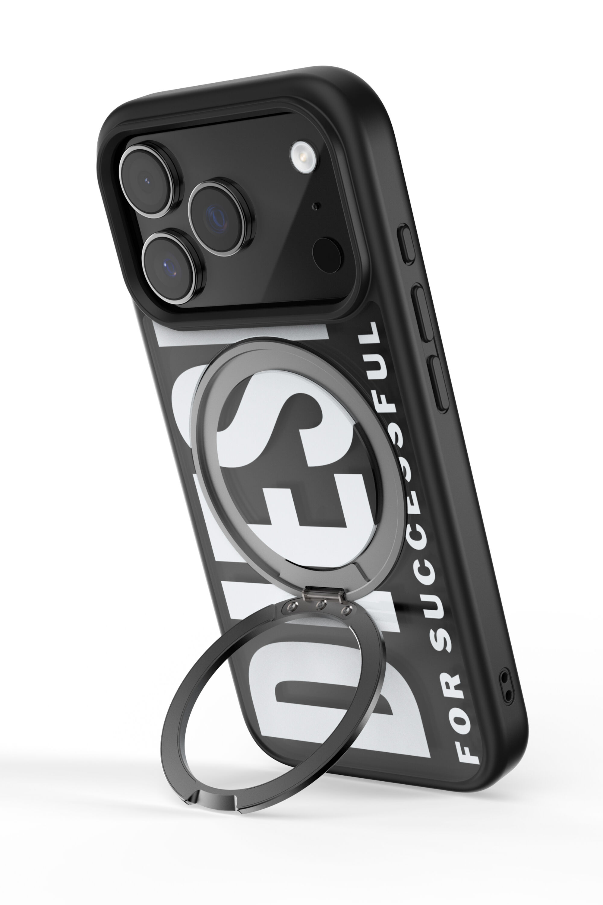 Women's Ringstand-Magsafe case for iPhone 17 Pro | Black | Diesel