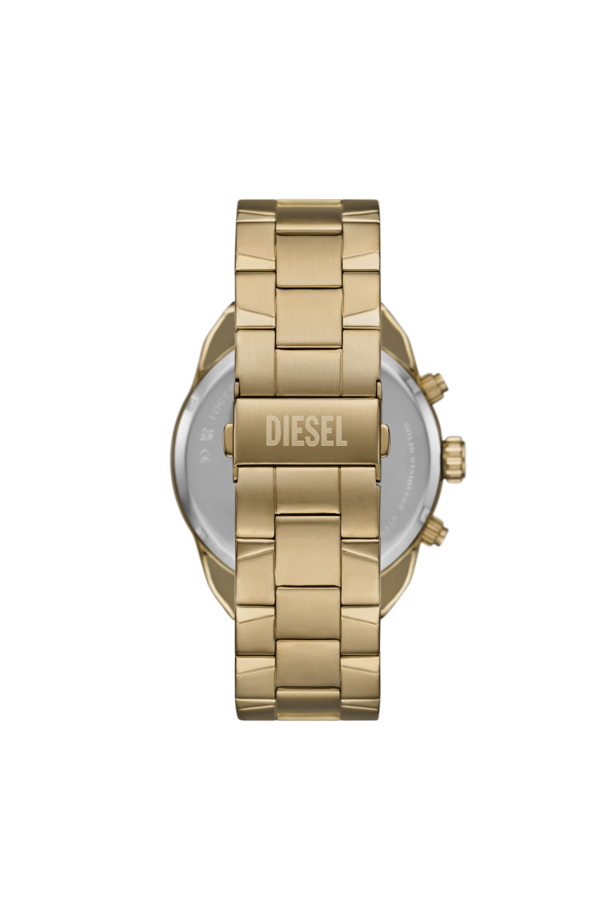Men's Diesel Spiked Chronograph Gold-Tone Stainless Steel