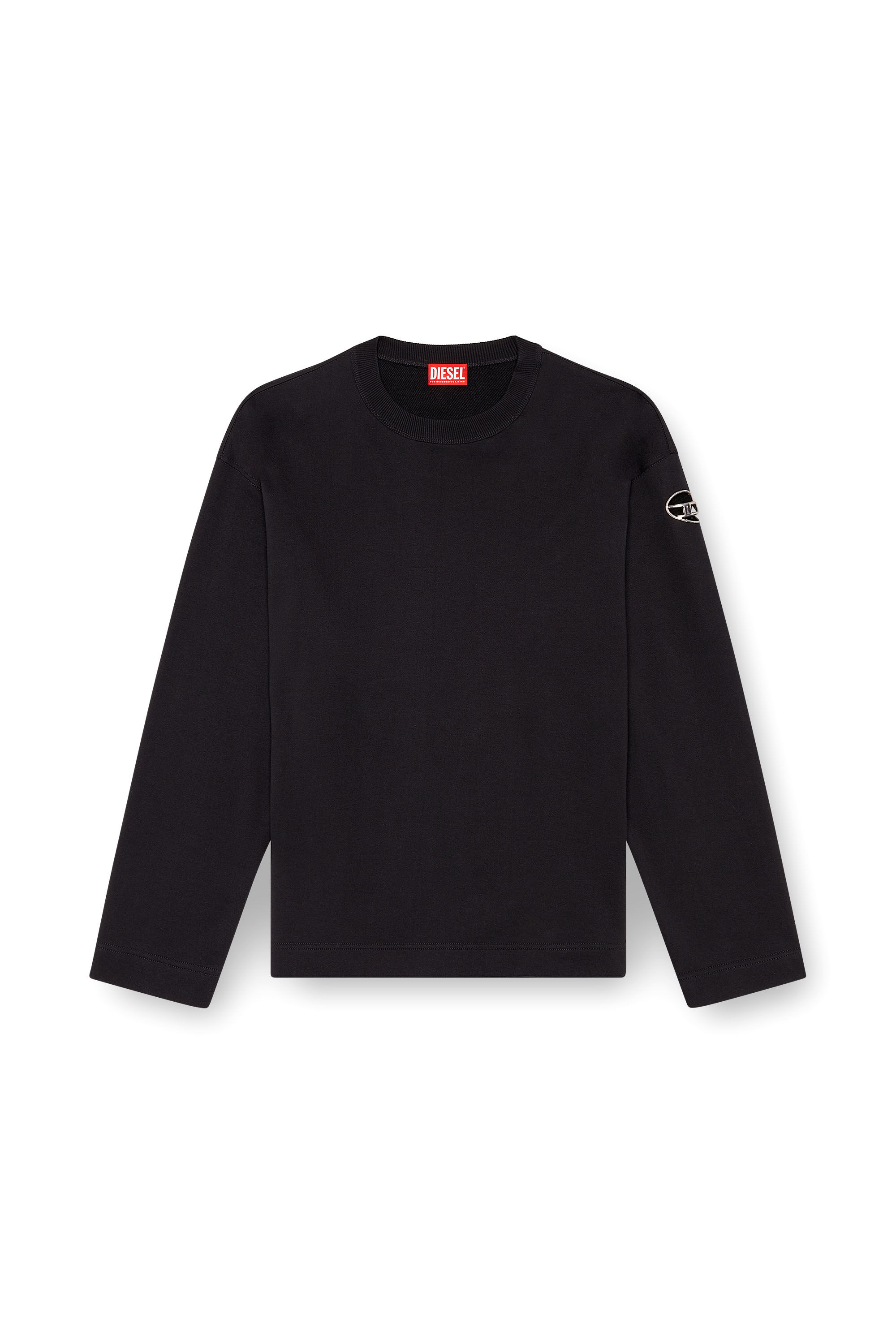 トップス DIESEL S-Macsis-Od Black Sweatshirt S-MACSIS-OD Diesel - Vitkac AS
