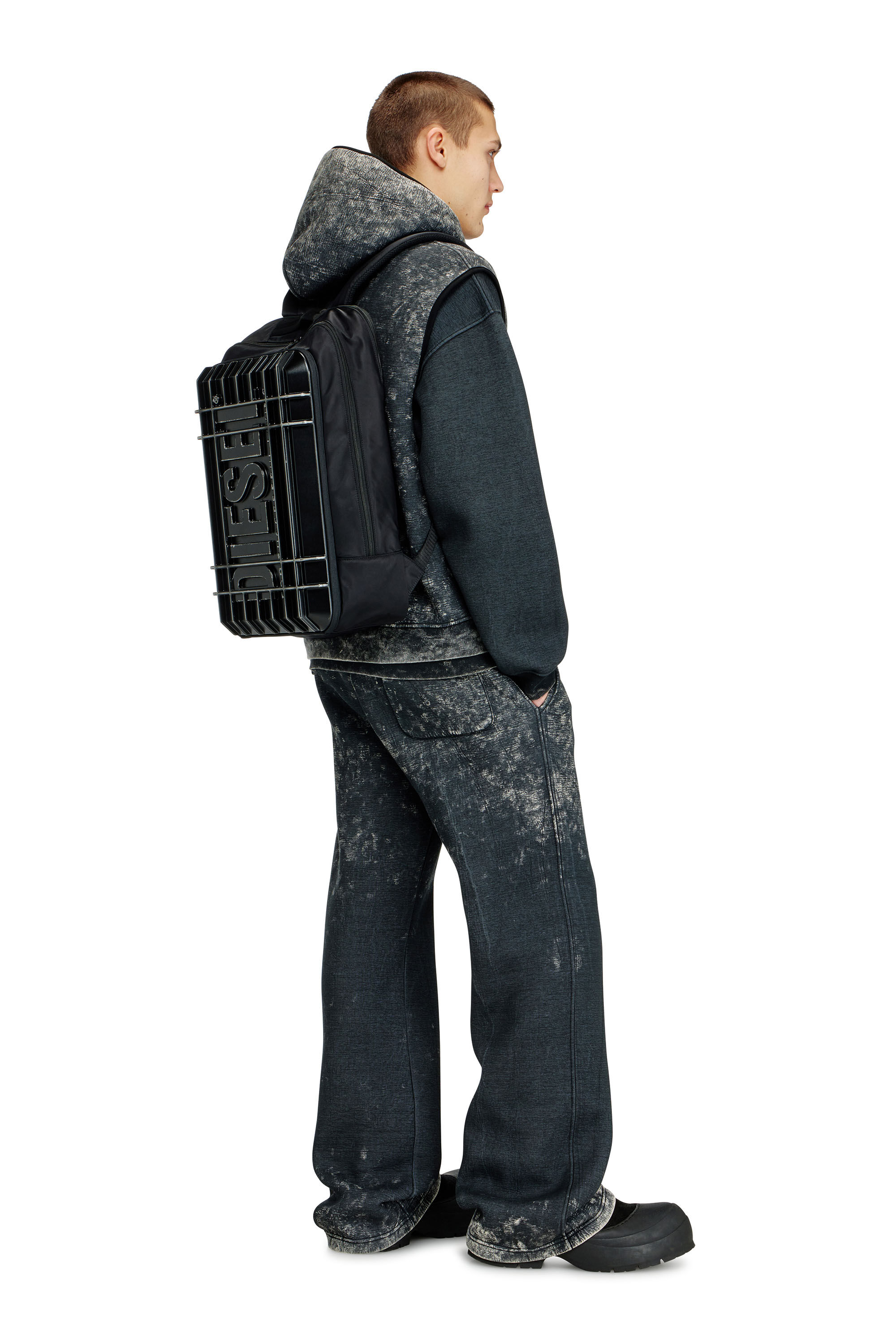Women's Rugged travel backpack | Black | Diesel