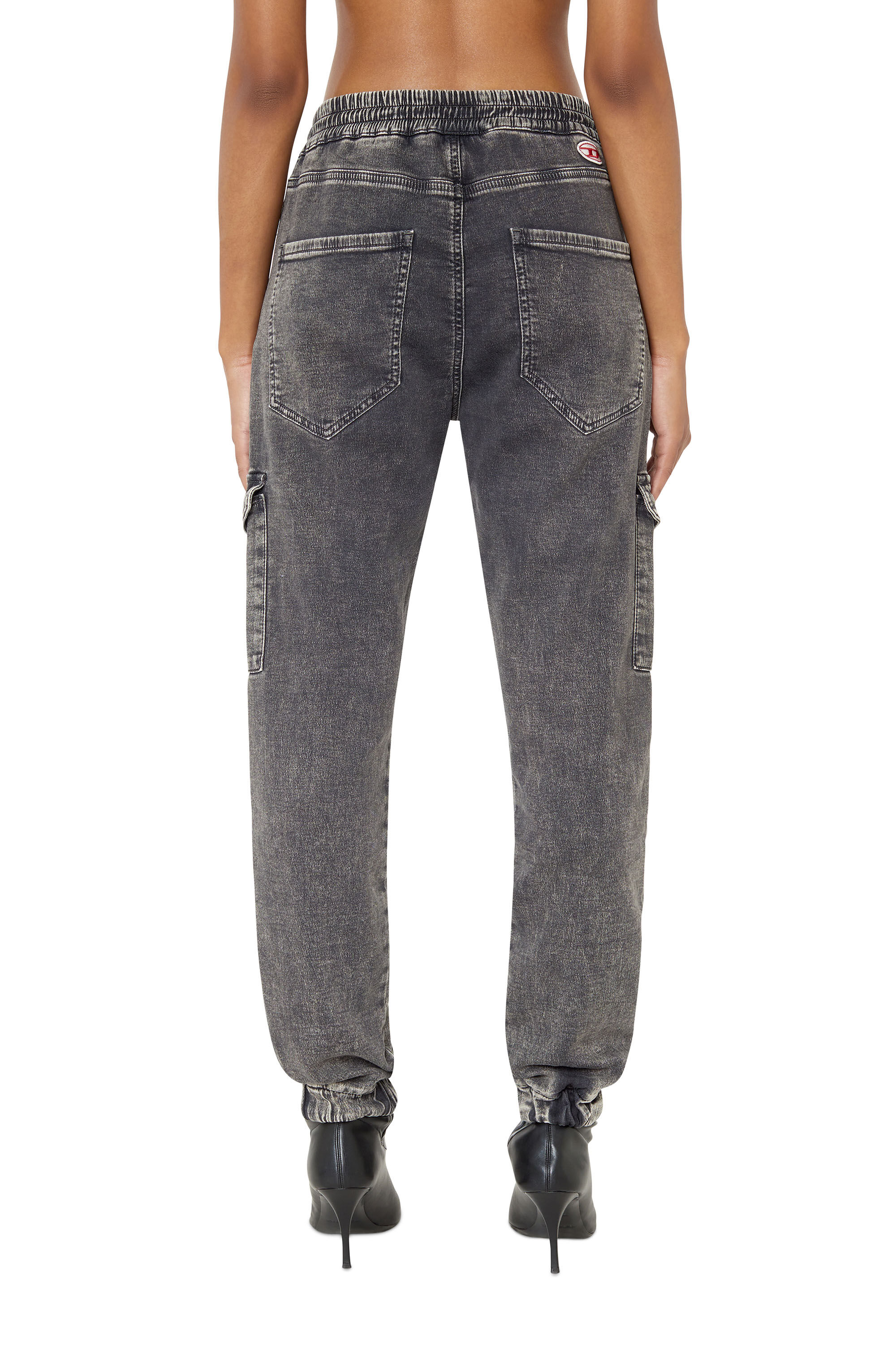 Diesel - Slim D-Ursy Track Denim 069ZF, Black/Dark grey - Image 4