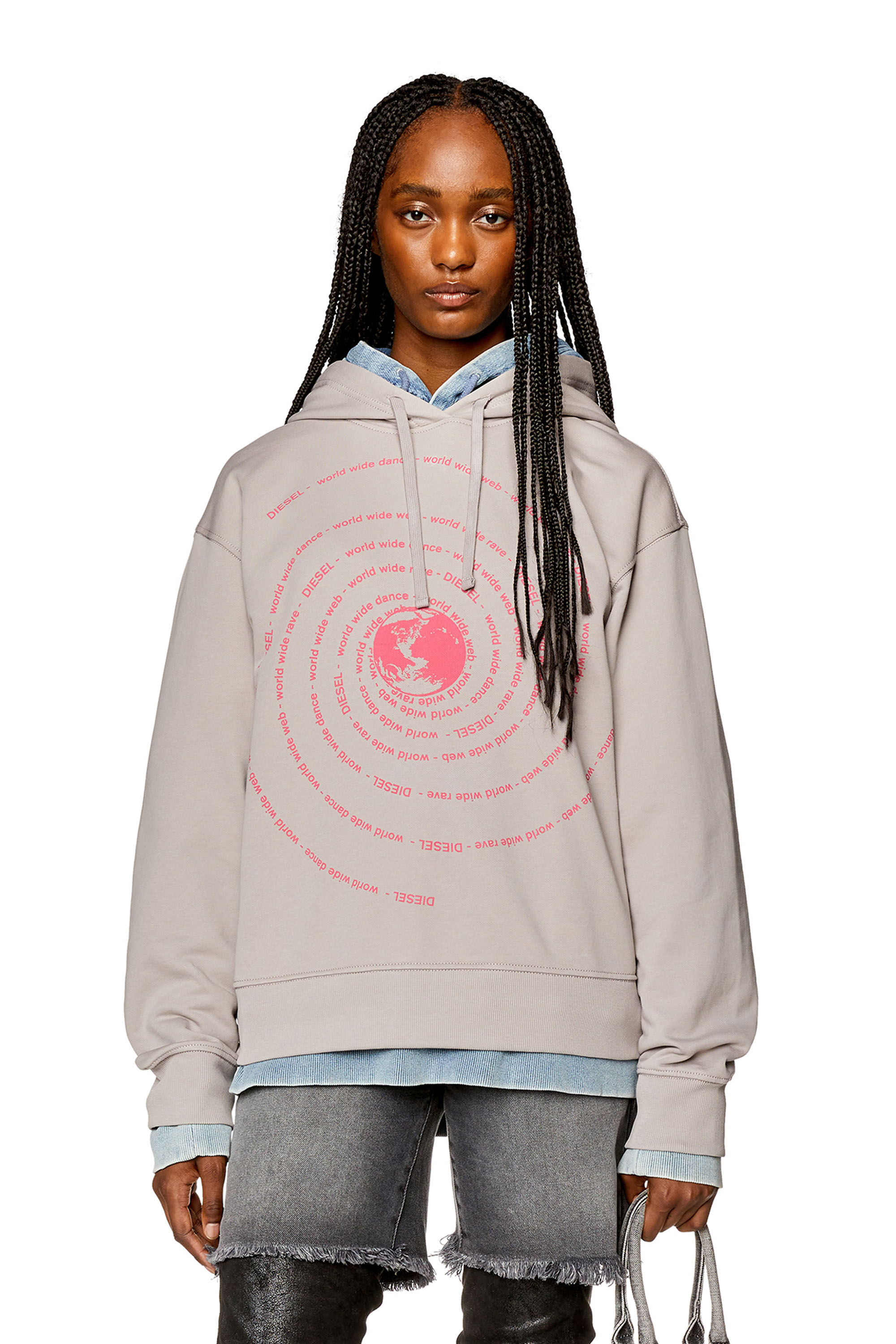 Diesel - F-MAXINNE-HOOD, Grey - Image 3