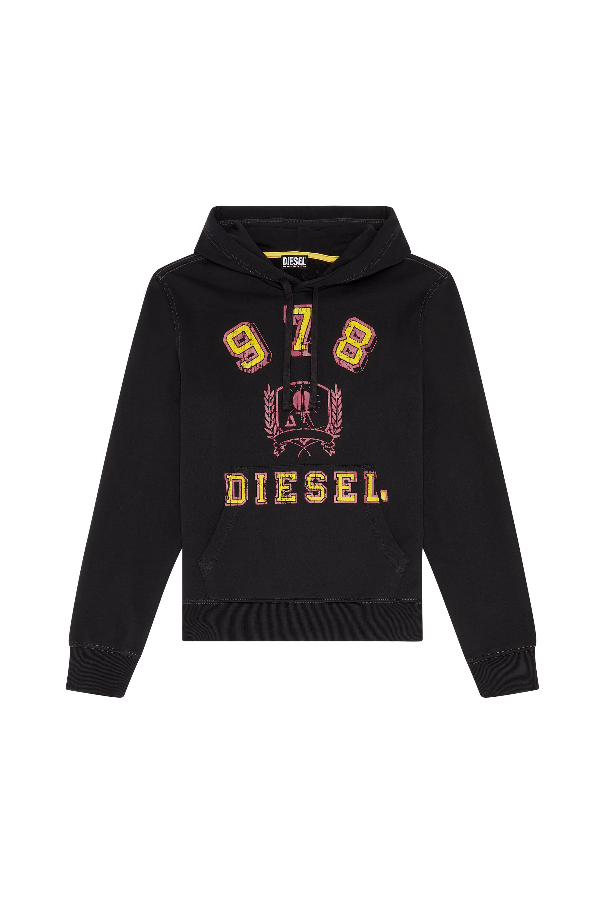 Diesel - S-GINN-HOOD-E5, Black - Image 2