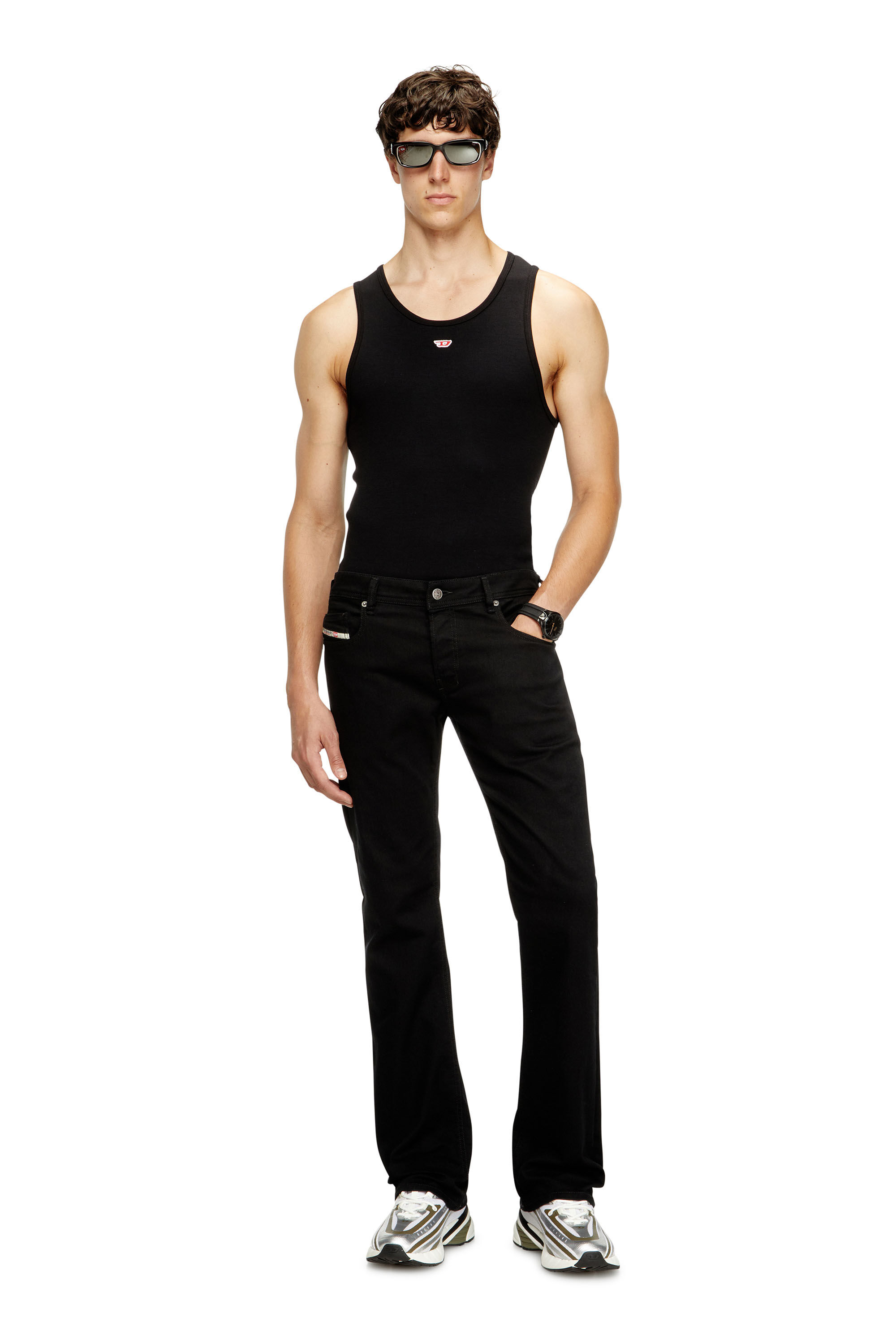 Diesel - Man's Bootcut Jeans 2007 Zatiny 0688H, Black/Dark grey - 1