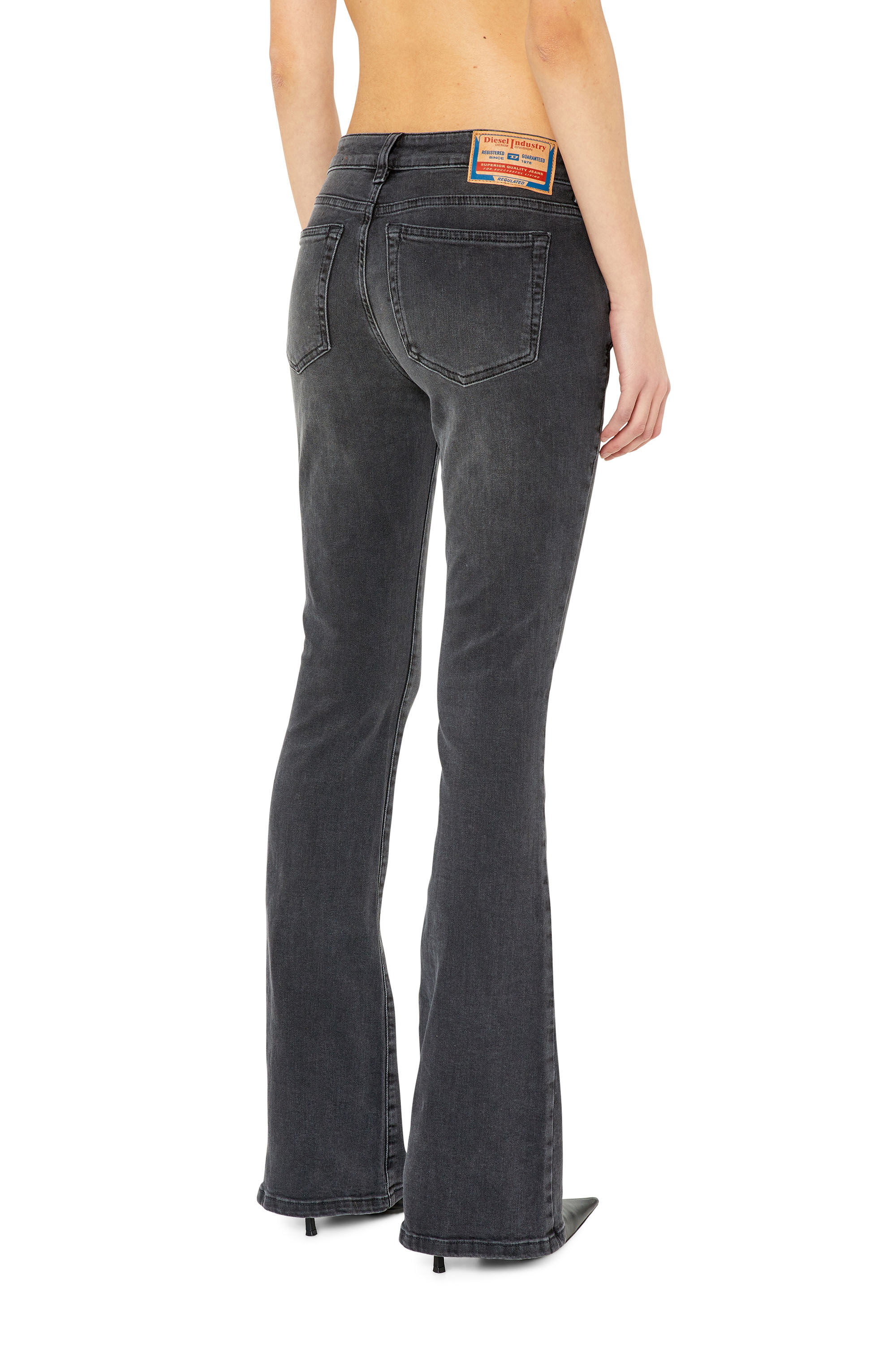 Diesel - Bootcut and Flare Jeans 1969 D-Ebbey 0IHAV, Black/Dark grey - Image 4