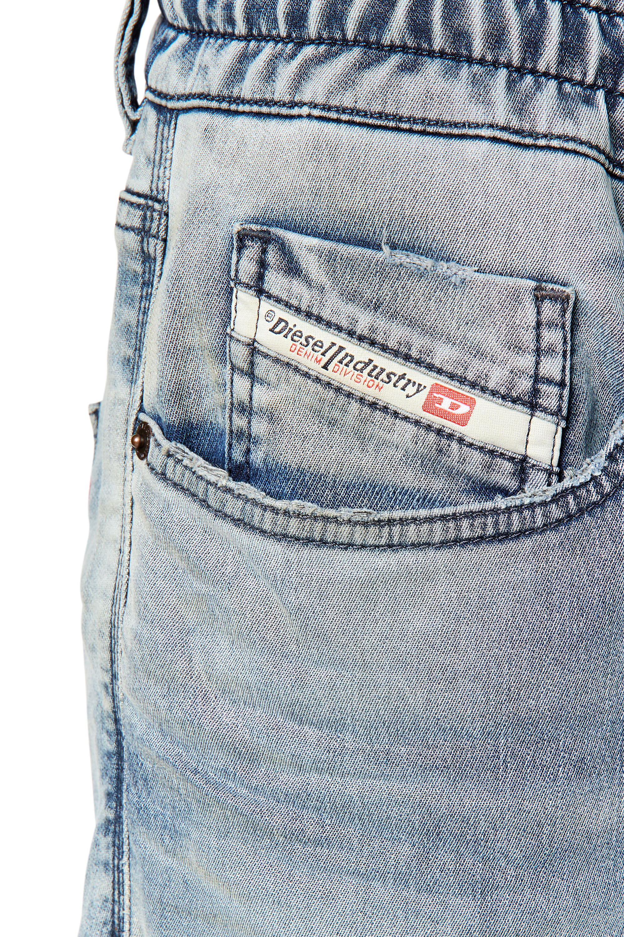 Diesel - D-Strukt JoggJeans® 068DU Slim, Light Blue - Image 5