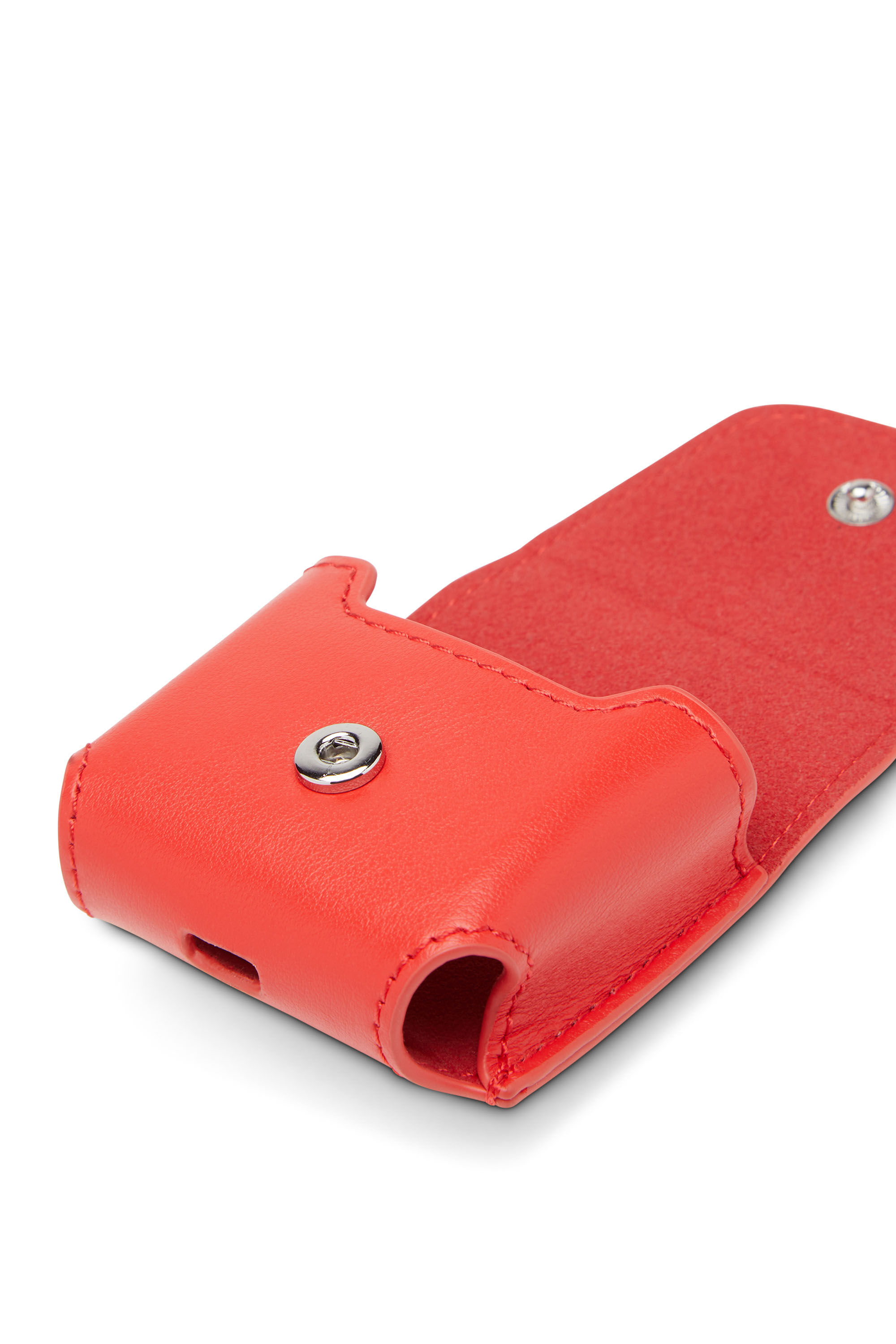 Diesel - HARKY, Man AirPods case in nappa leather in Red - Image 3