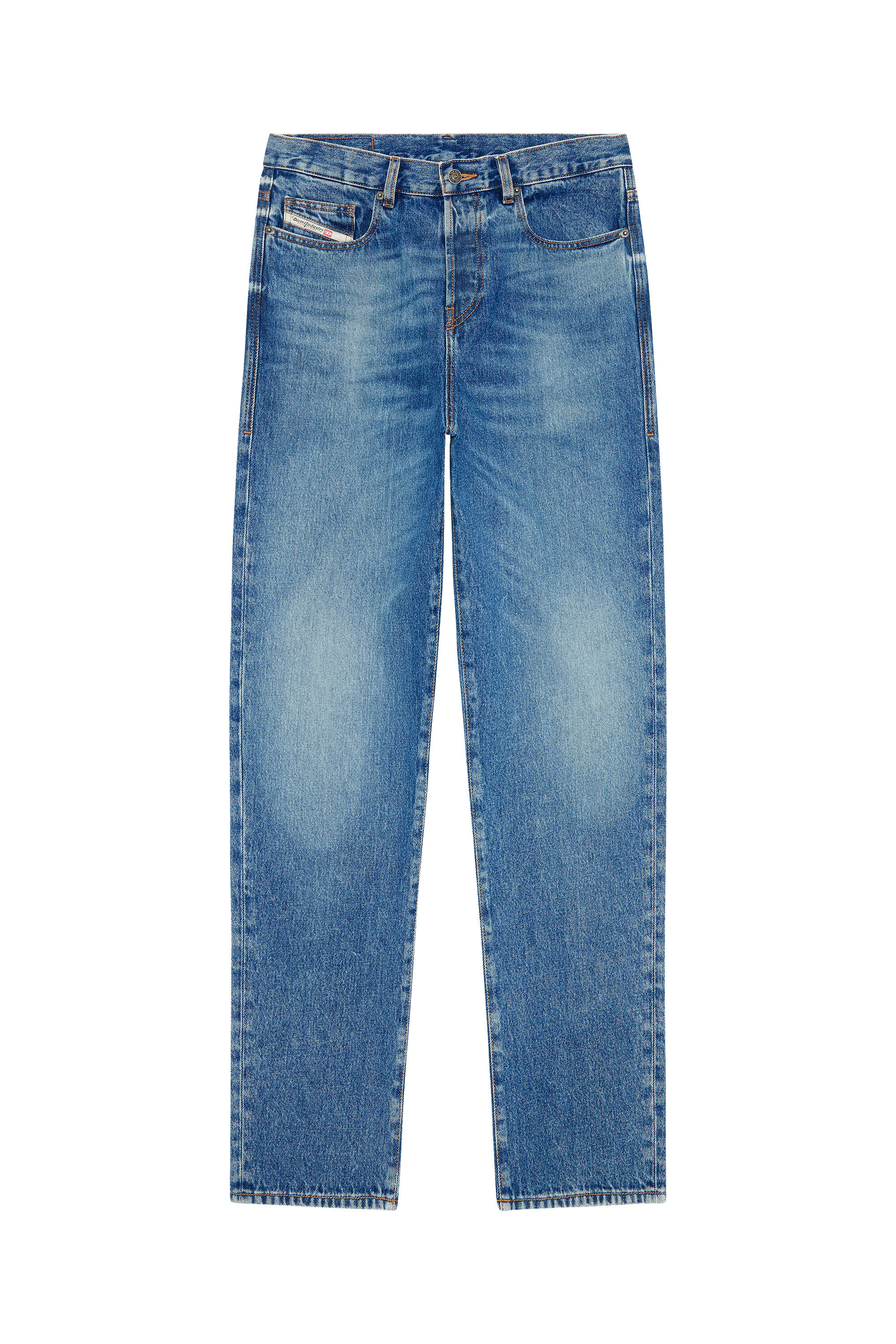 Diesel - 2020 D-Viker 0GYCT Straight Jeans, Medium blue - Image 2