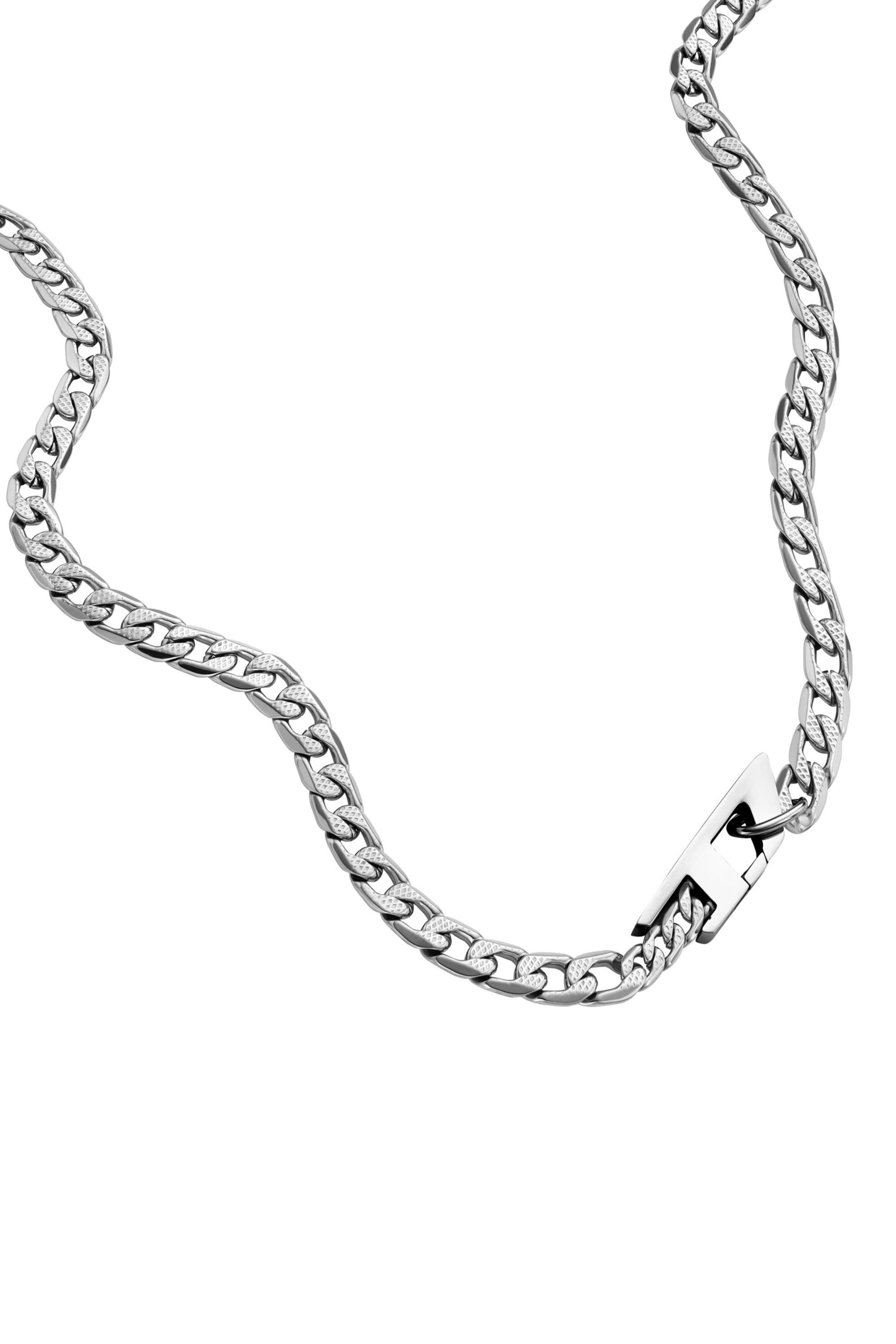 Women's Stainless steel chain necklace | Silver | Diesel {{Country}}