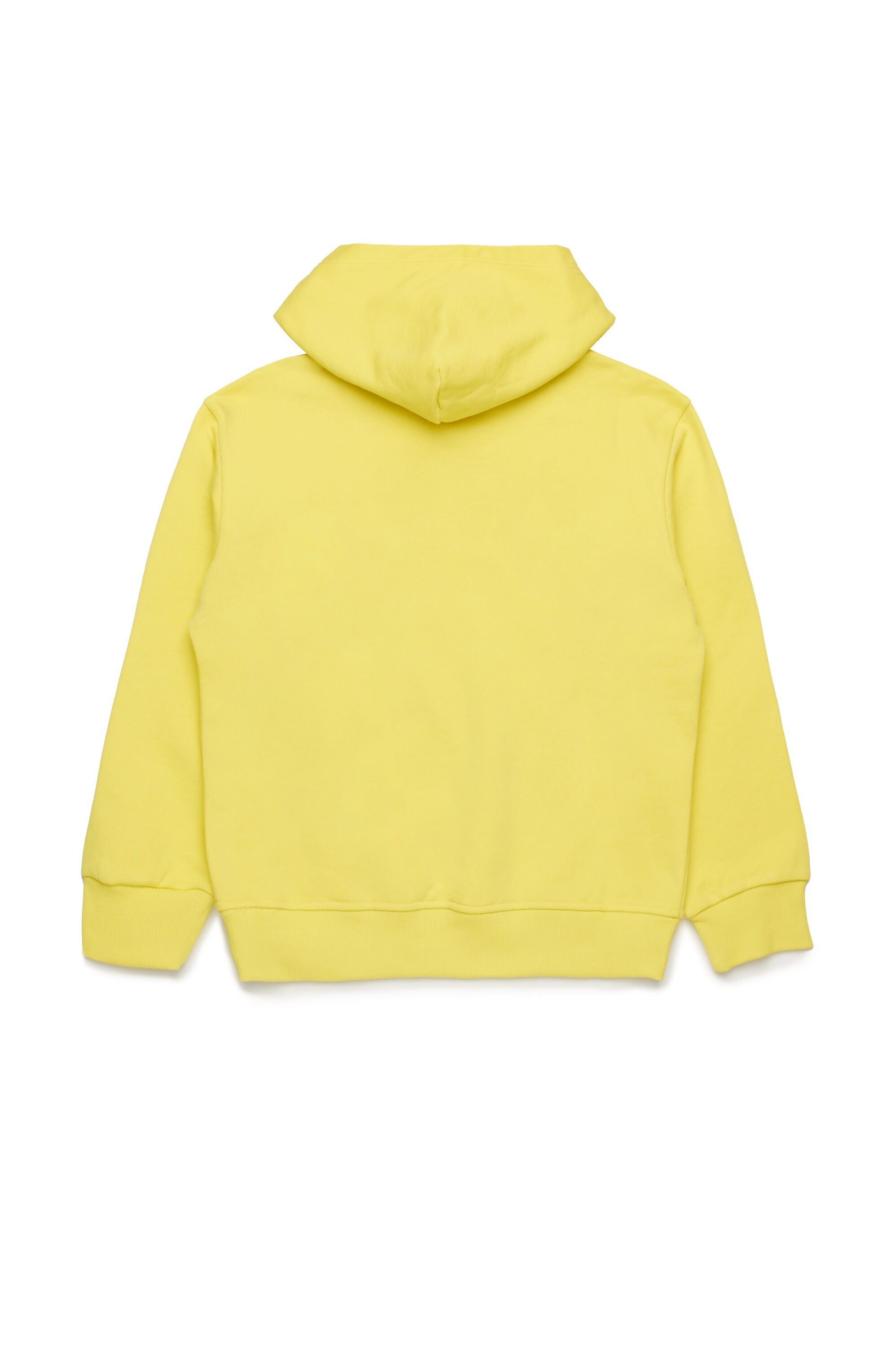 Diesel - SGINNHOODL5 OVER, Man's Hoodie with smudged logo in Yellow - 2