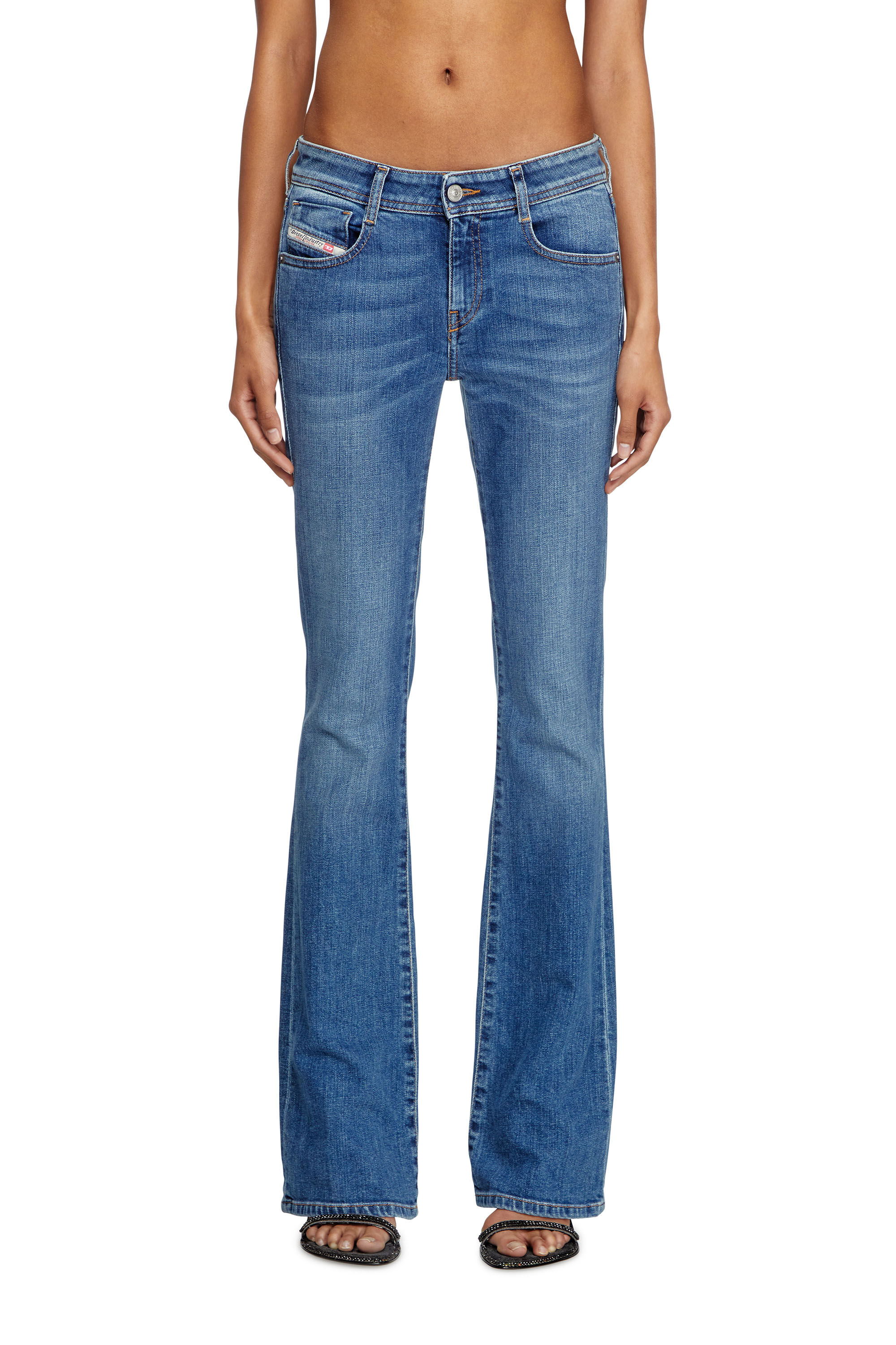 Diesel - Woman's Bootcut Jeans 1969 D-Ebbey 09L02, Medium blue - 3
