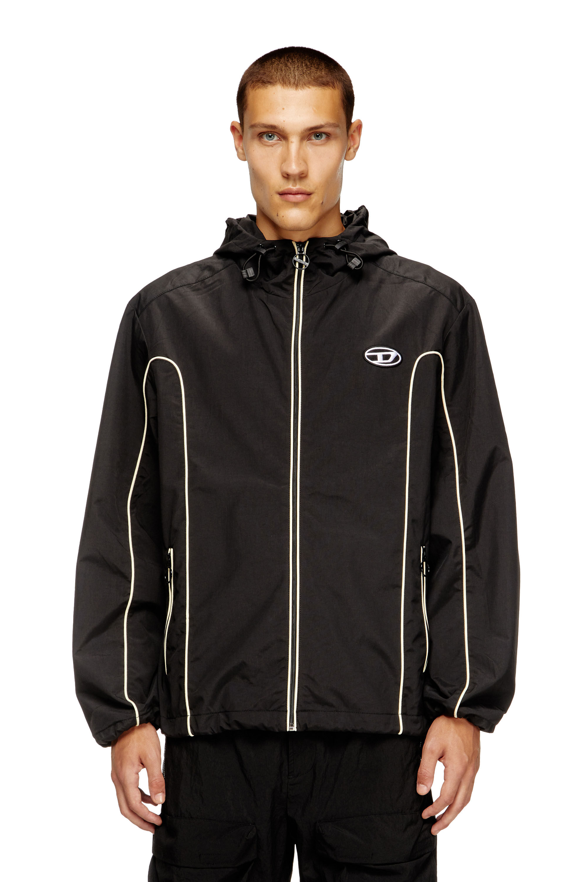 J-HIVES Man: Windbreaker Jacket with contrast piping | Diesel