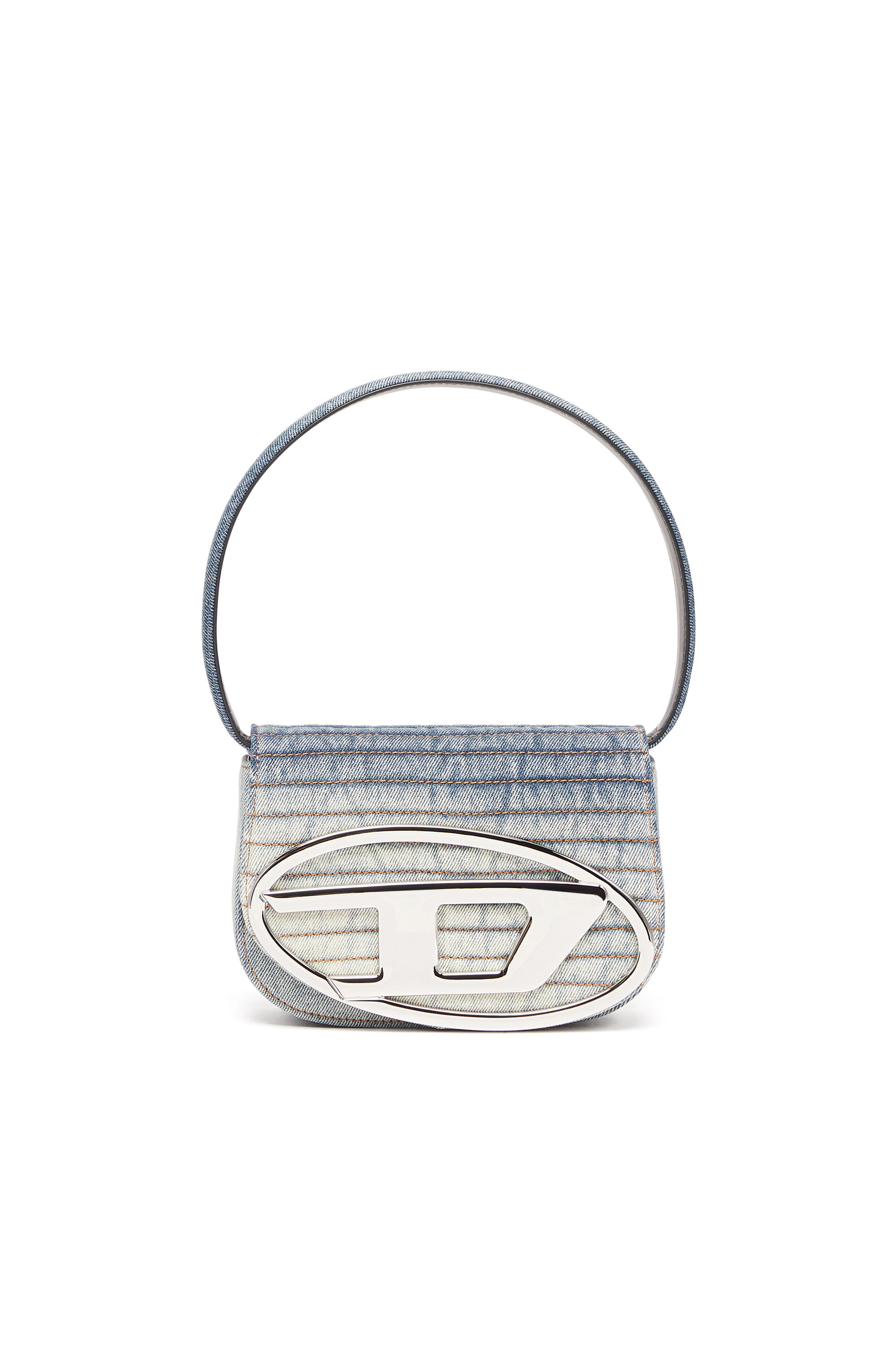 Women's 1DR - Iconic shoulder bag in solarised denim | Multicolor