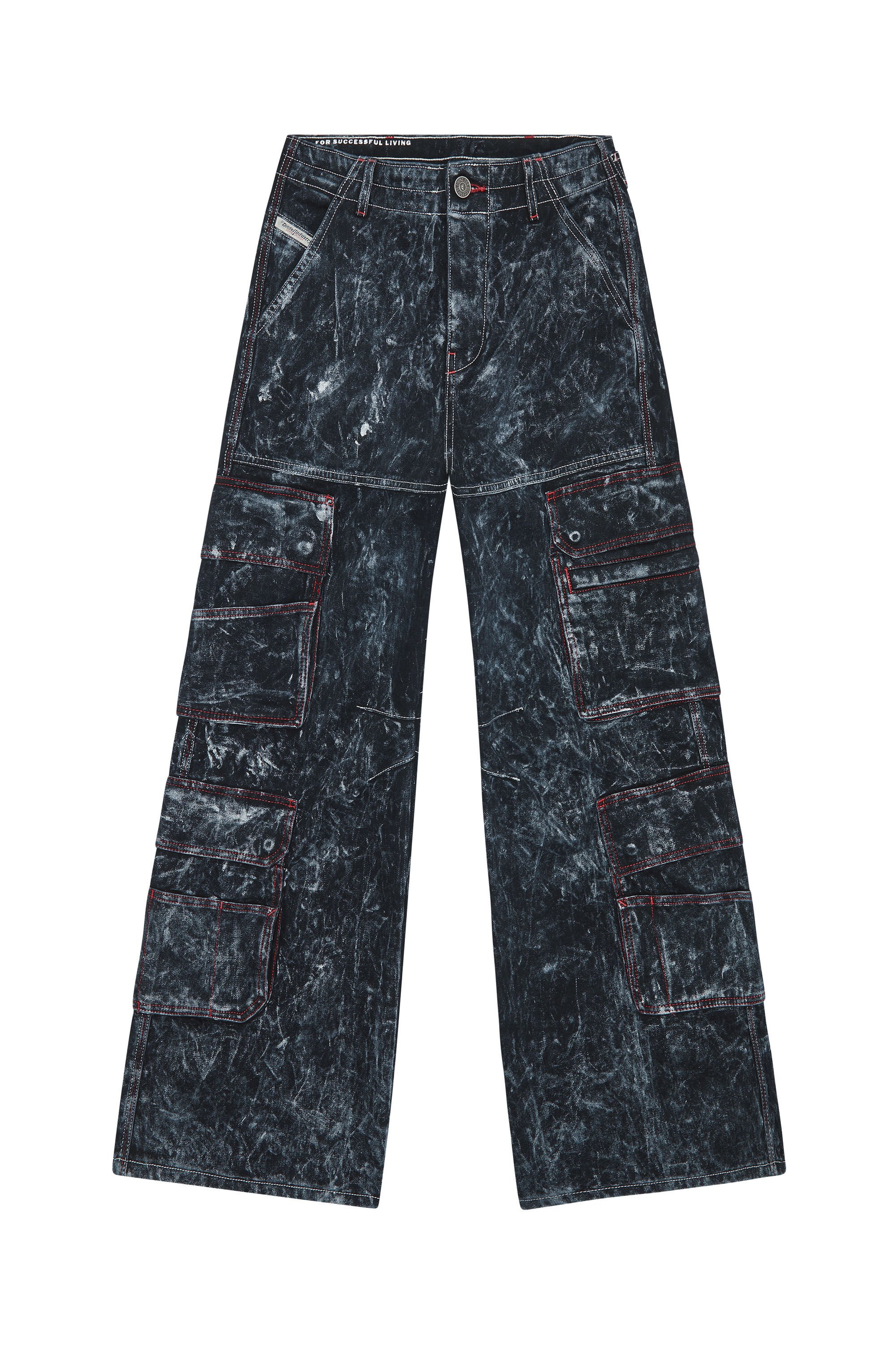 Diesel - Straight Jeans 1996 D-Sire 0EMAC, Black/Dark grey - Image 2