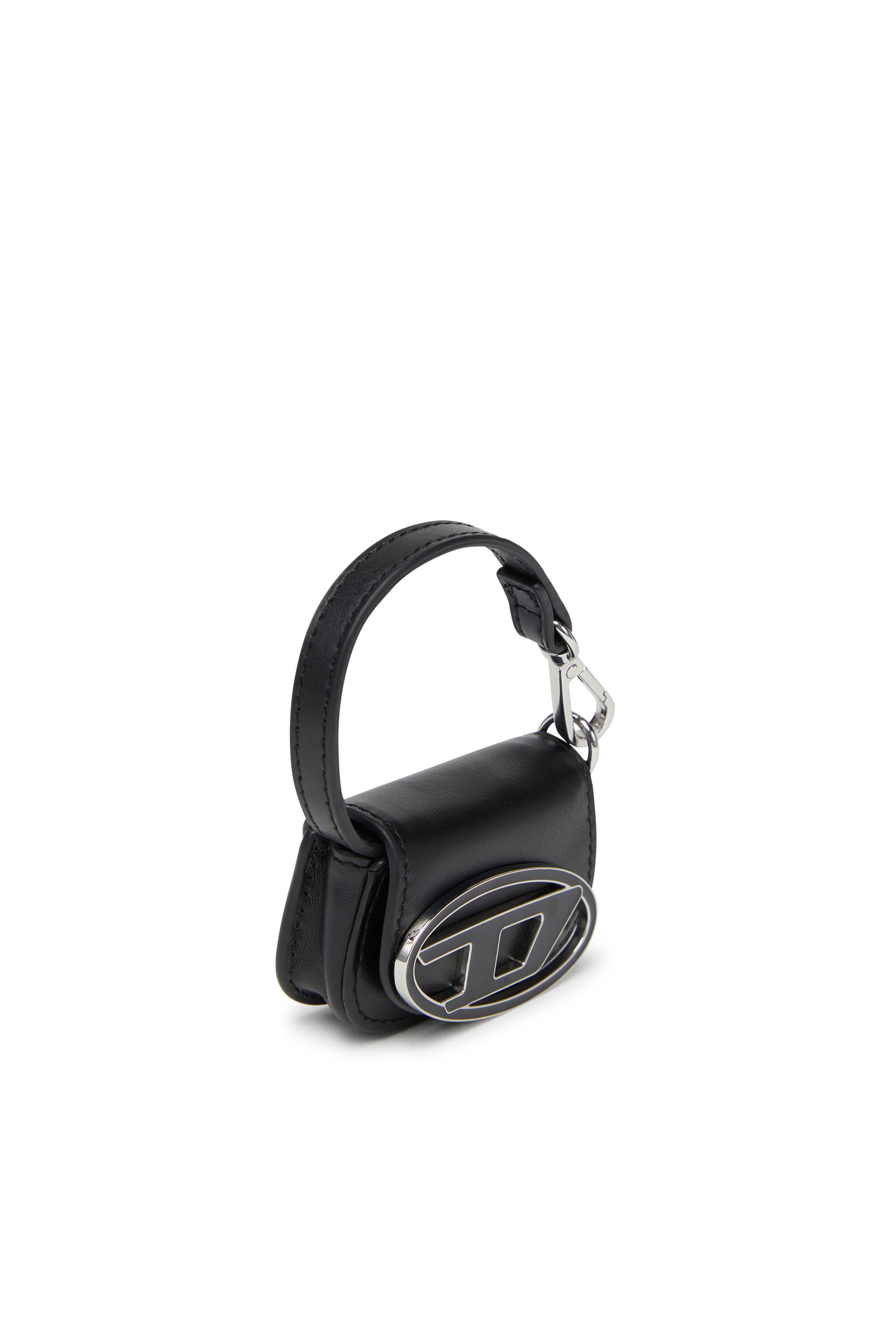Diesel - 1DR MICRO, Woman's Leather bag charm in Black - 5