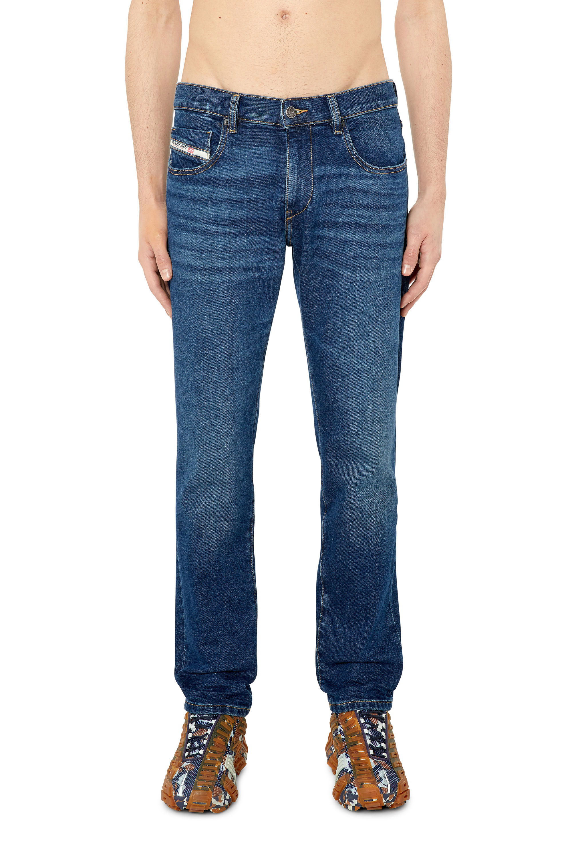 Diesel - Slim Jeans 2019 D-Strukt 0GYCS, Dark Blue - Image 3