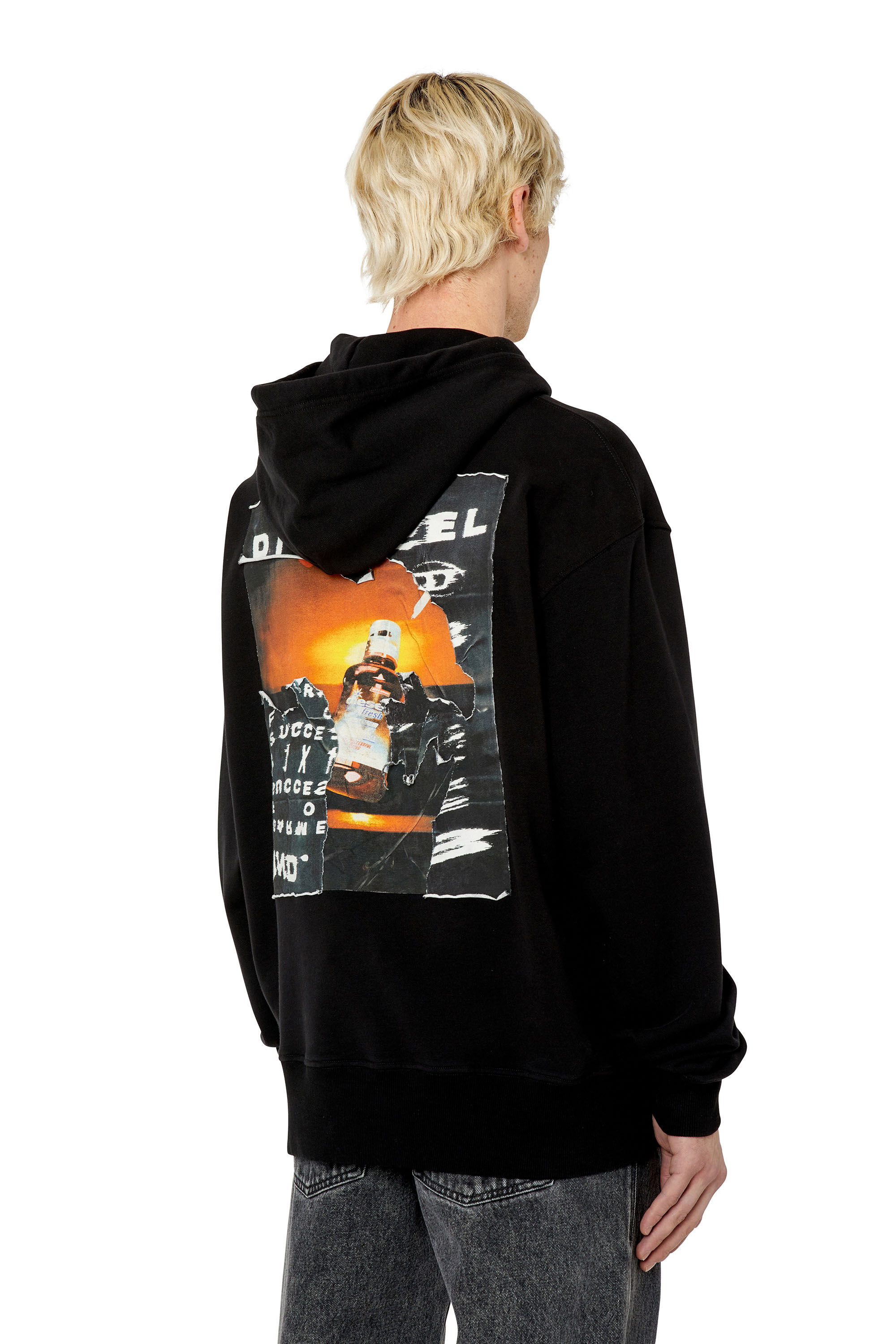 Diesel - S-MACS-HOOD-POFF, Black - Image 4