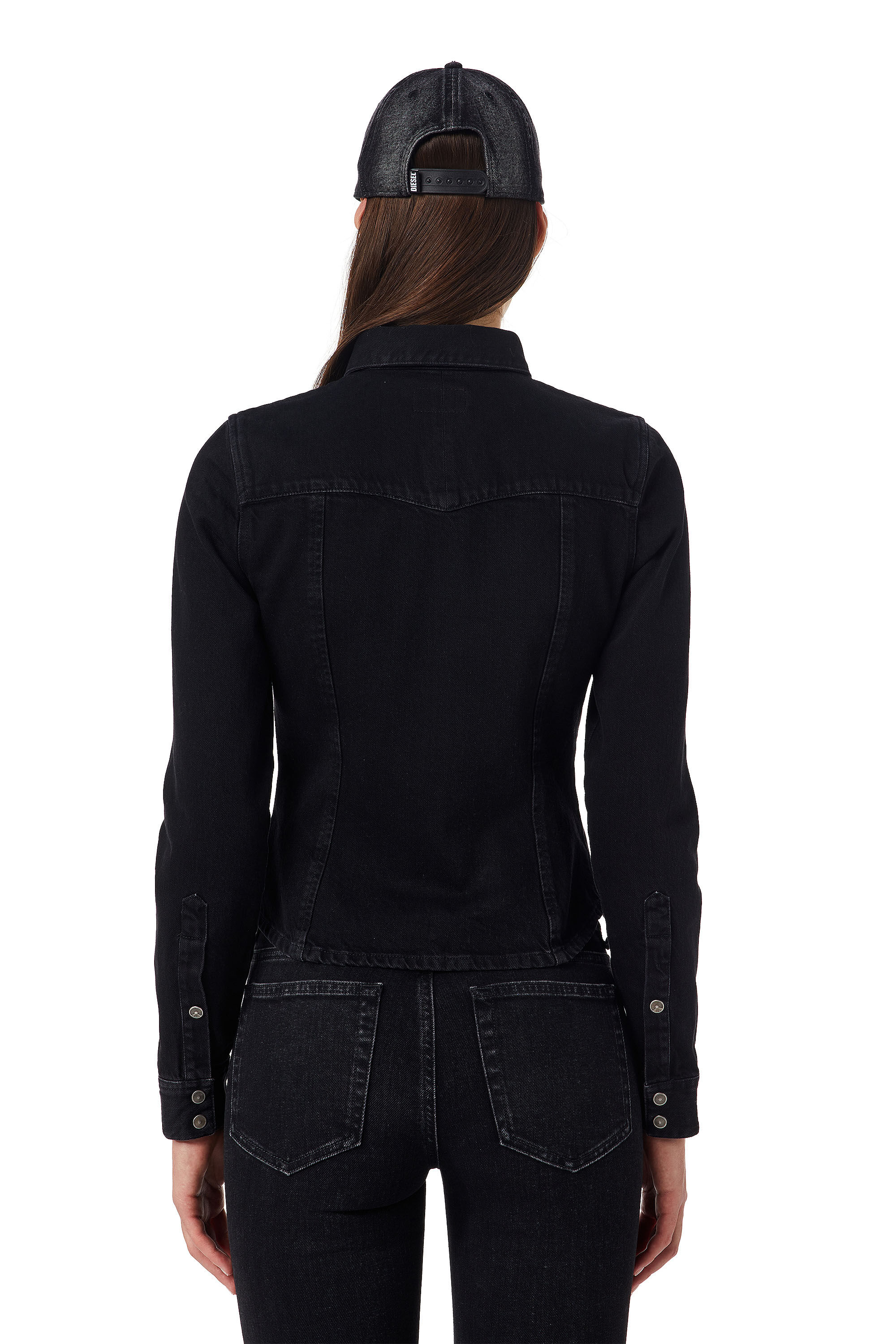 Diesel - DE-RIN WESTERN SHIRT, Black/Dark grey - Image 4