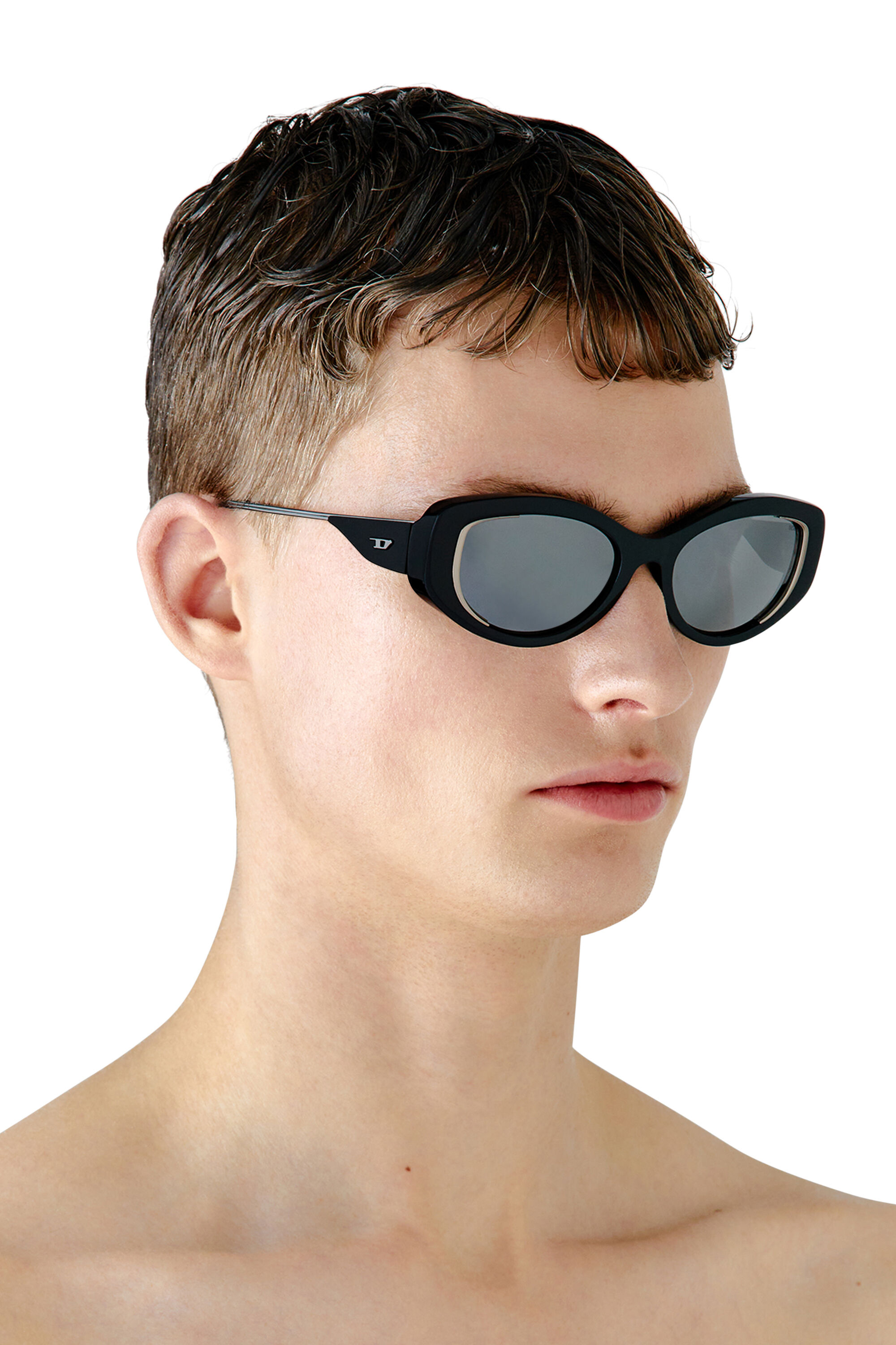 Women's Cat-eye style sunglasses | Black | Diesel
