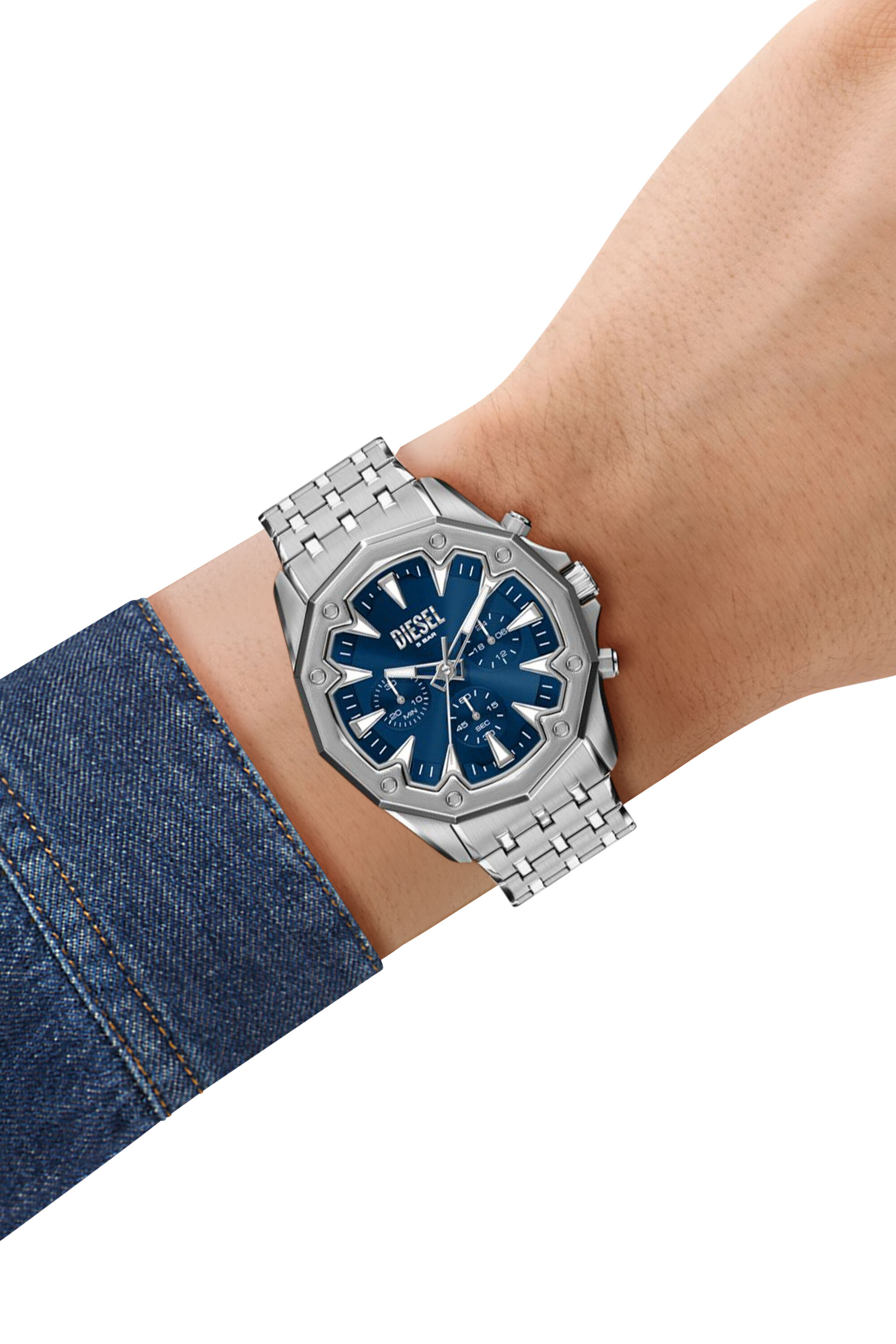 Men's Stinger Stainless Steel Watch | Silver | Diesel [[Country]]