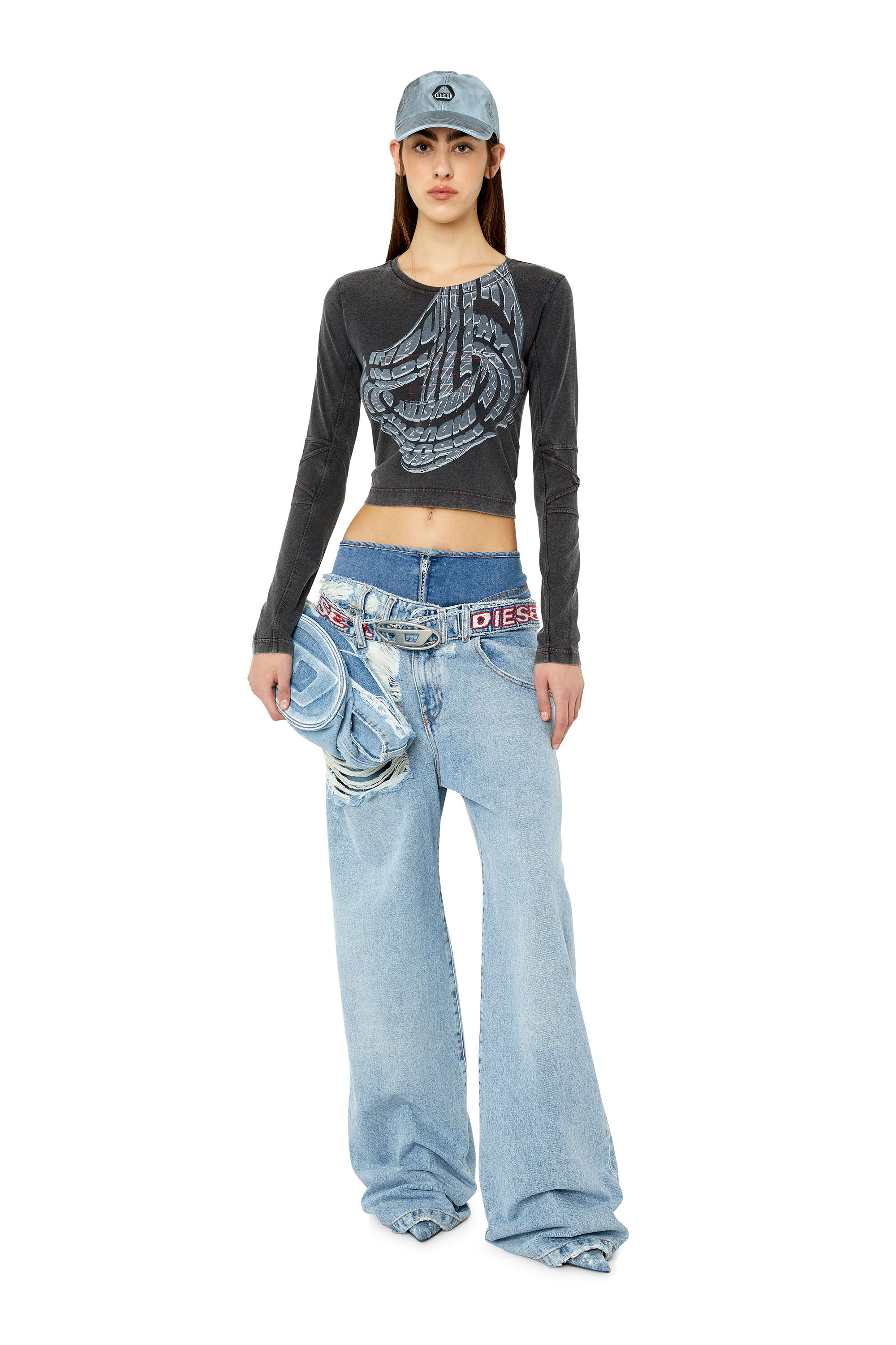 Diesel - T-BALDART, Black - Image 1