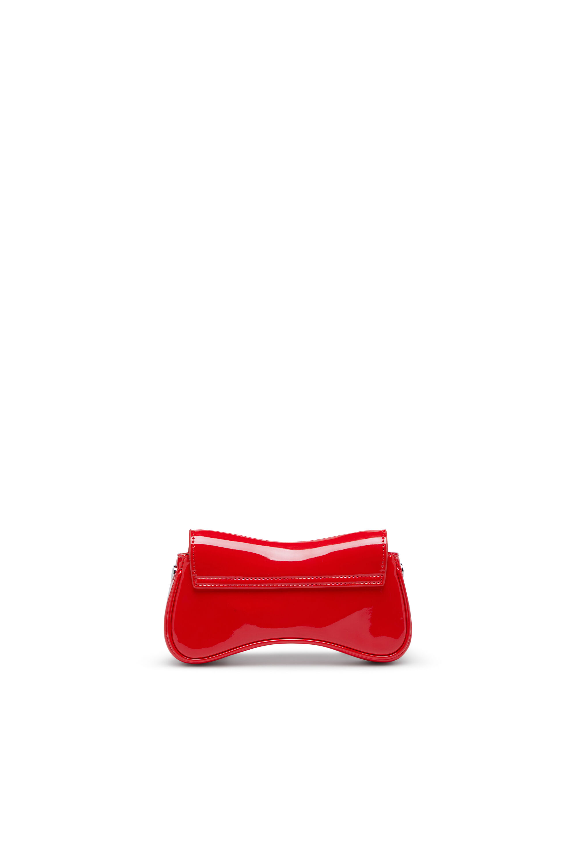 Diesel - PLAY CROSSBODY XS, Woman's Play-Small crossbody bag glossy in Red - 3