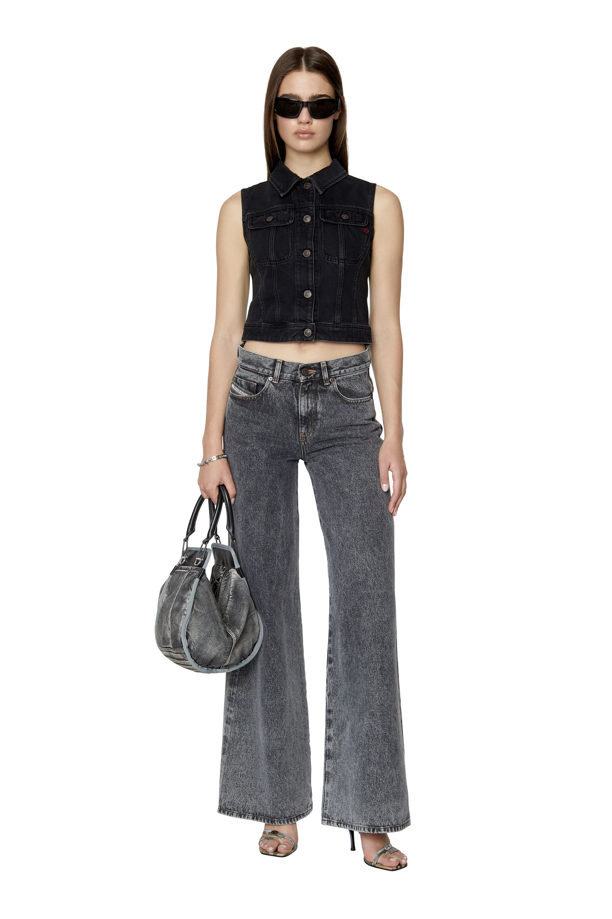 Diesel - DE-SLIMMY-SM, Black/Dark grey - Image 1