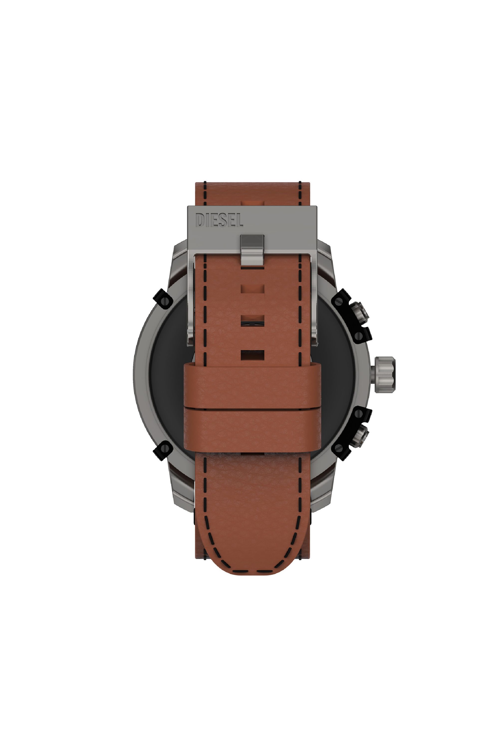 Men's Griffed leather smartwatch | Brown | Diesel FI