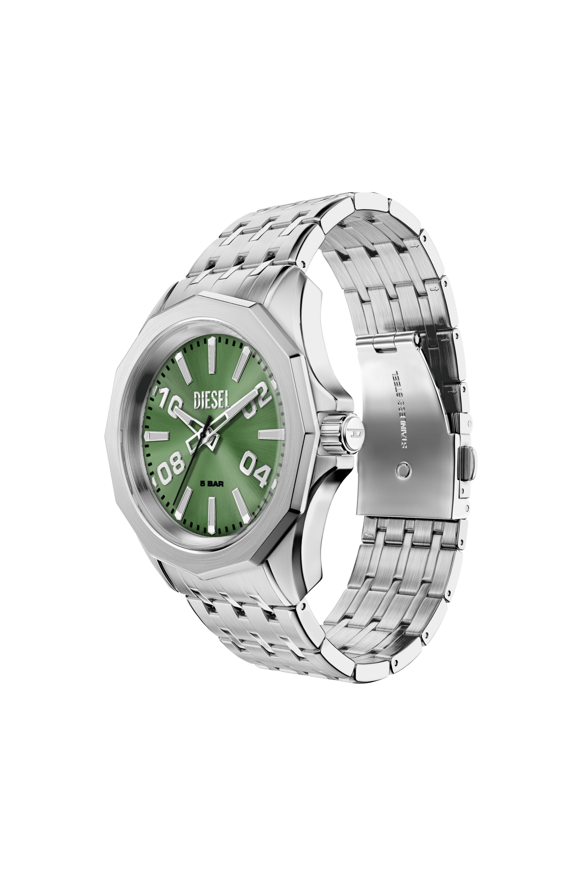 Diesel - DZ2237 WATCH, Man's Stinger stainless steel watch in Silver - 4